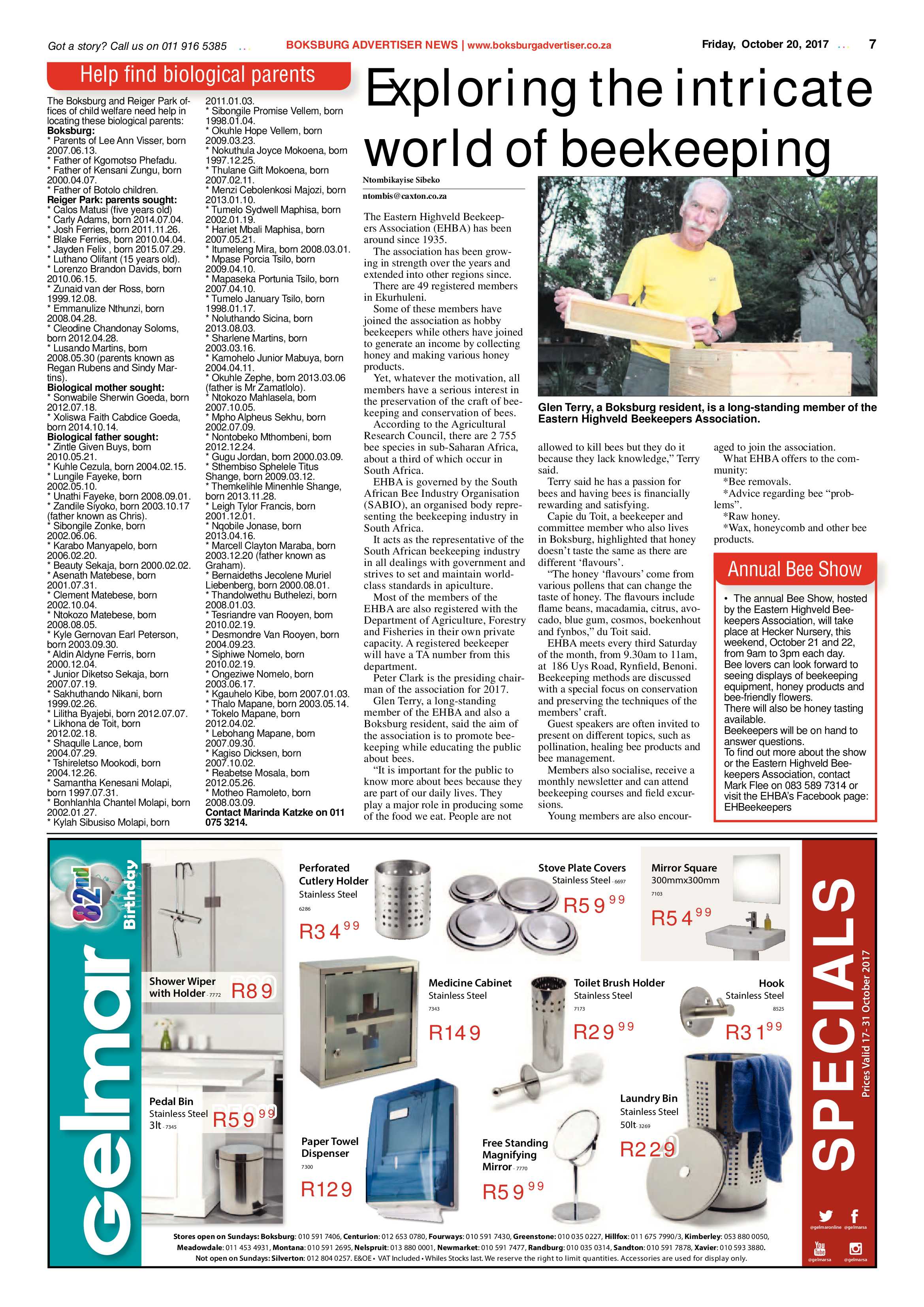 Boksburg Advertiser 17 October 2017 page 7