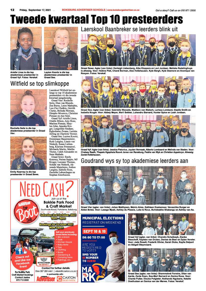 Boksburg Advertiser 17 September 2021 page 12