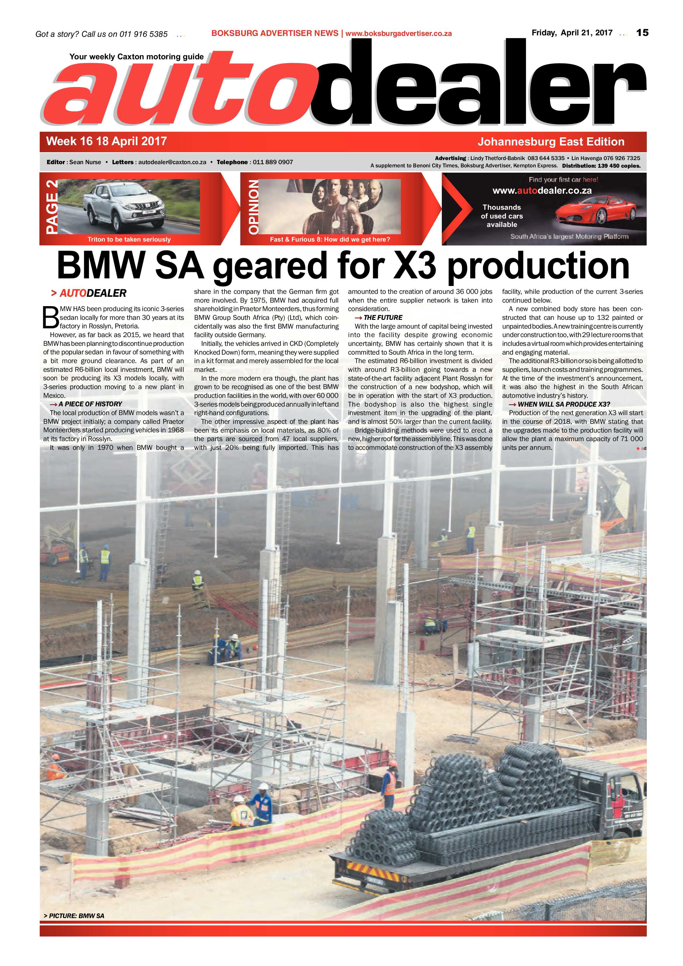 Boksburg Advertiser 18 April 2017 page 15