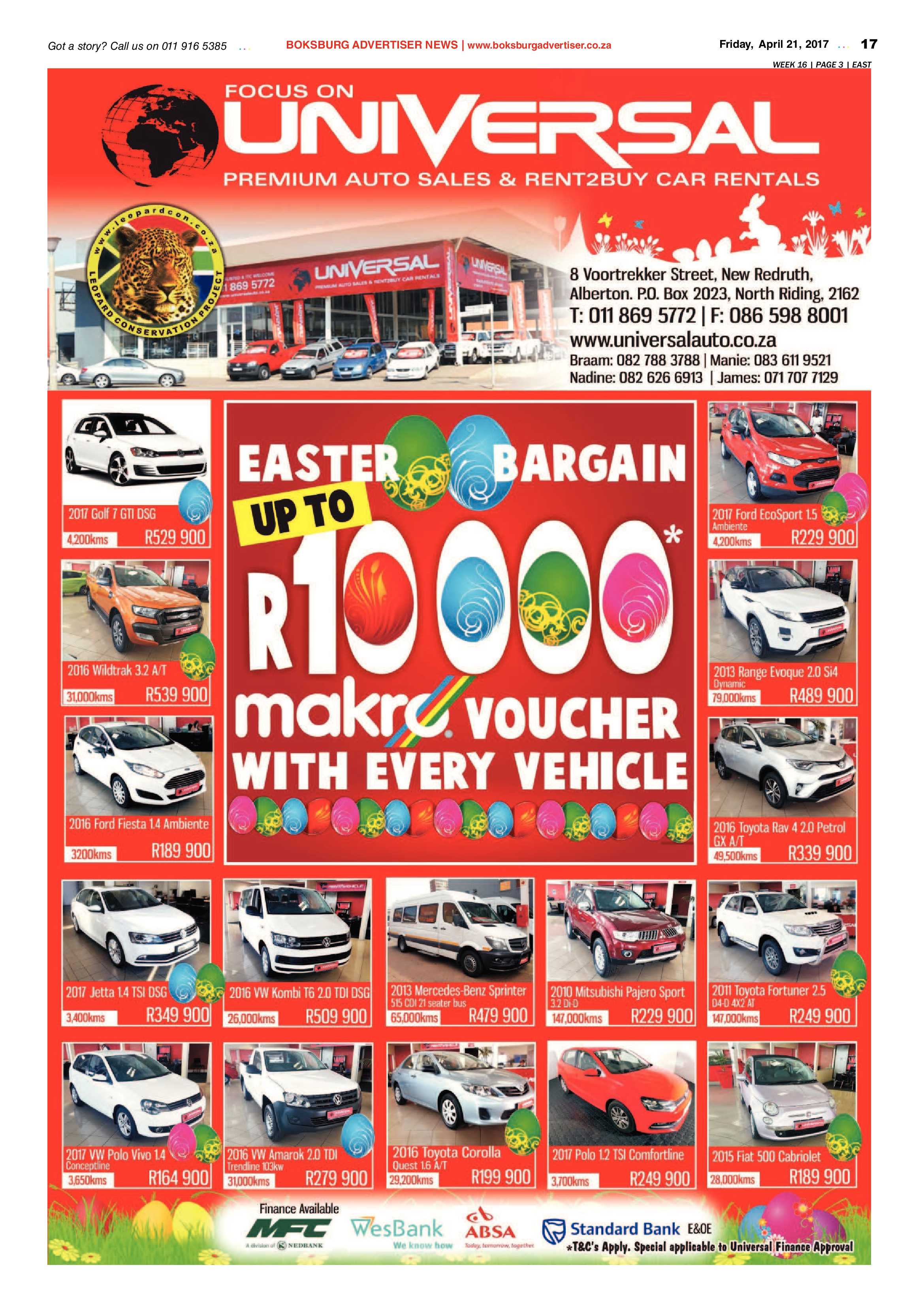 Boksburg Advertiser 18 April 2017 page 17