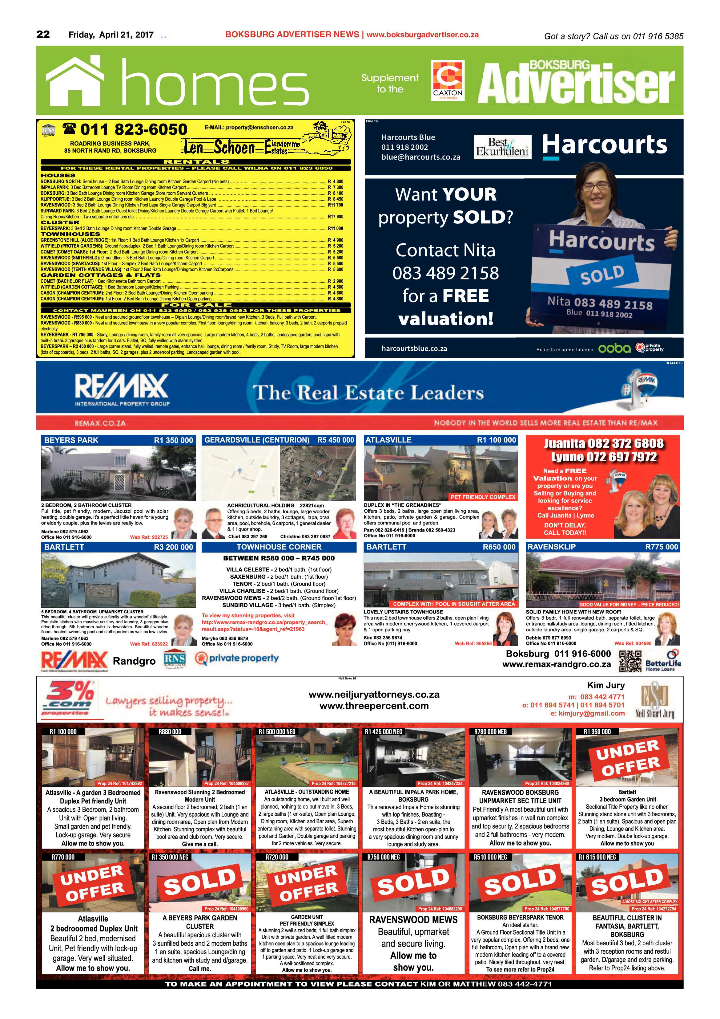 Boksburg Advertiser 18 April 2017 page 22