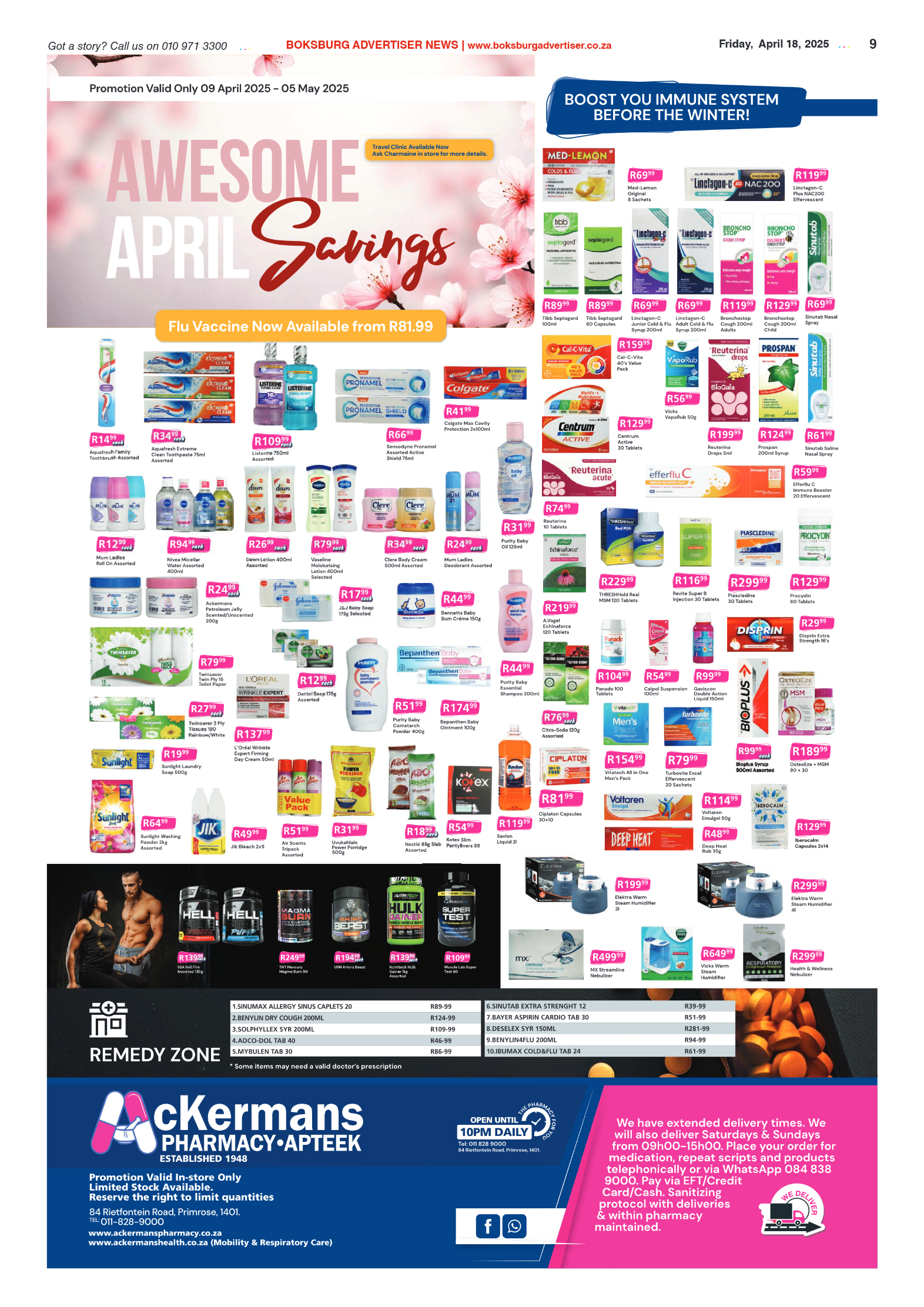 Boksburg Advertiser 18 April 2025 page 9