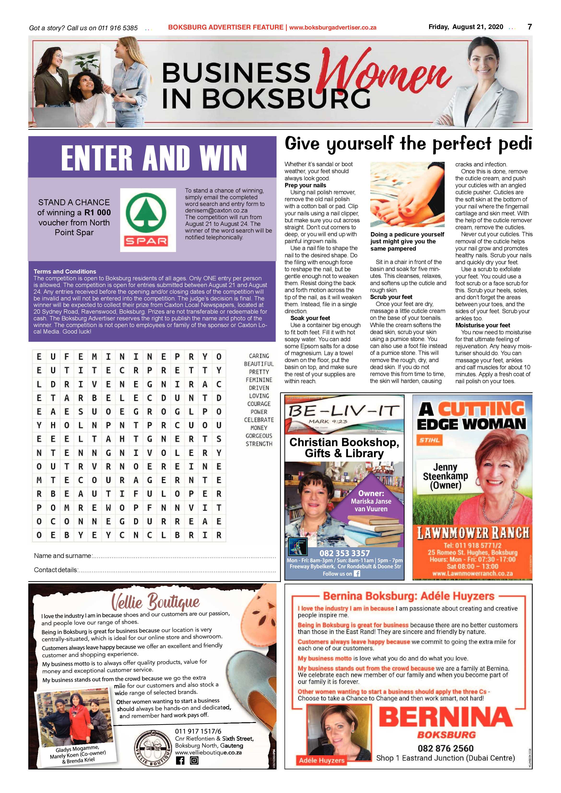 Boksburg Advertiser 18 August 2020 page 7