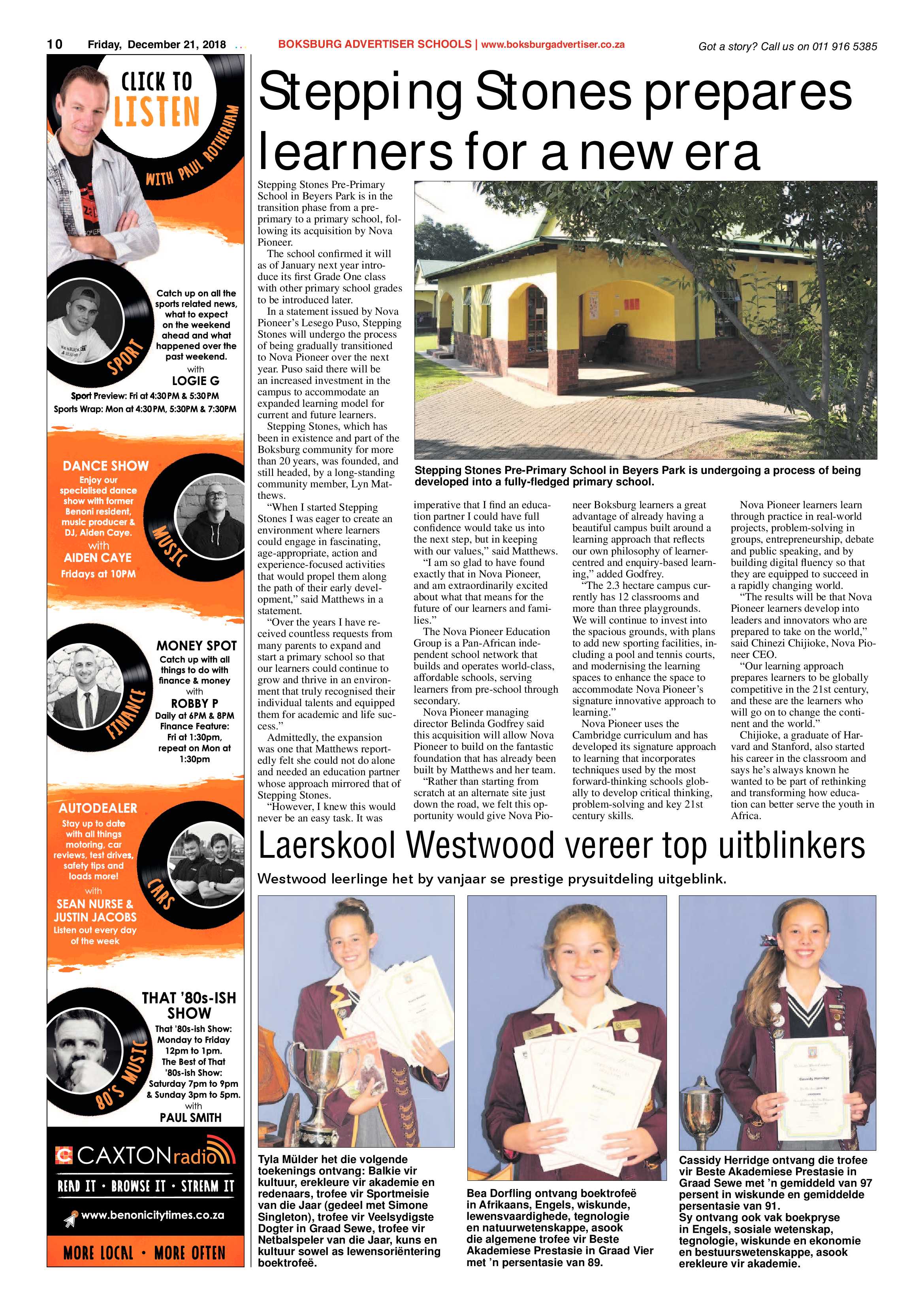 Boksburg Advertiser 18 December 2018 page 10