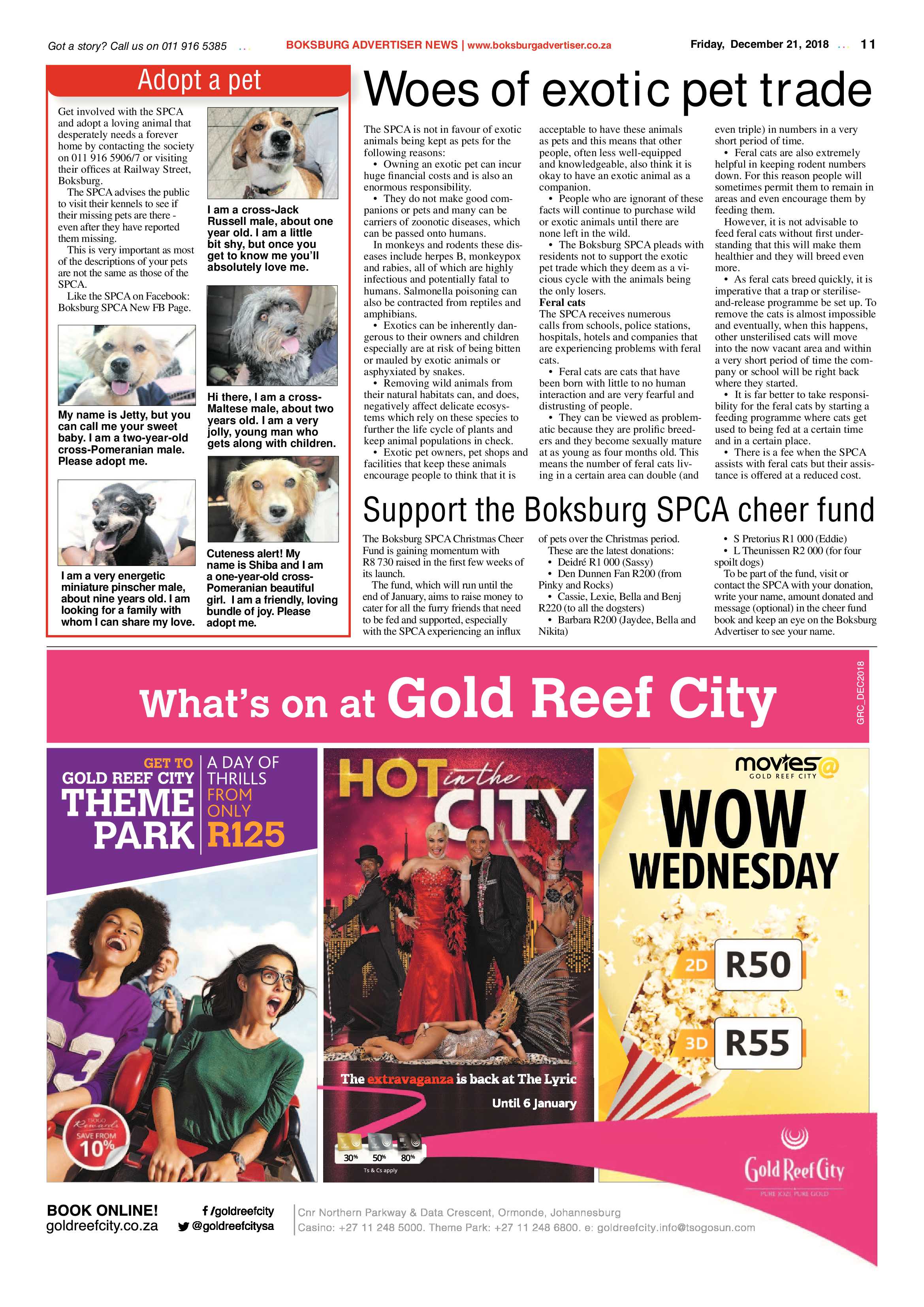 Boksburg Advertiser 18 December 2018 page 11