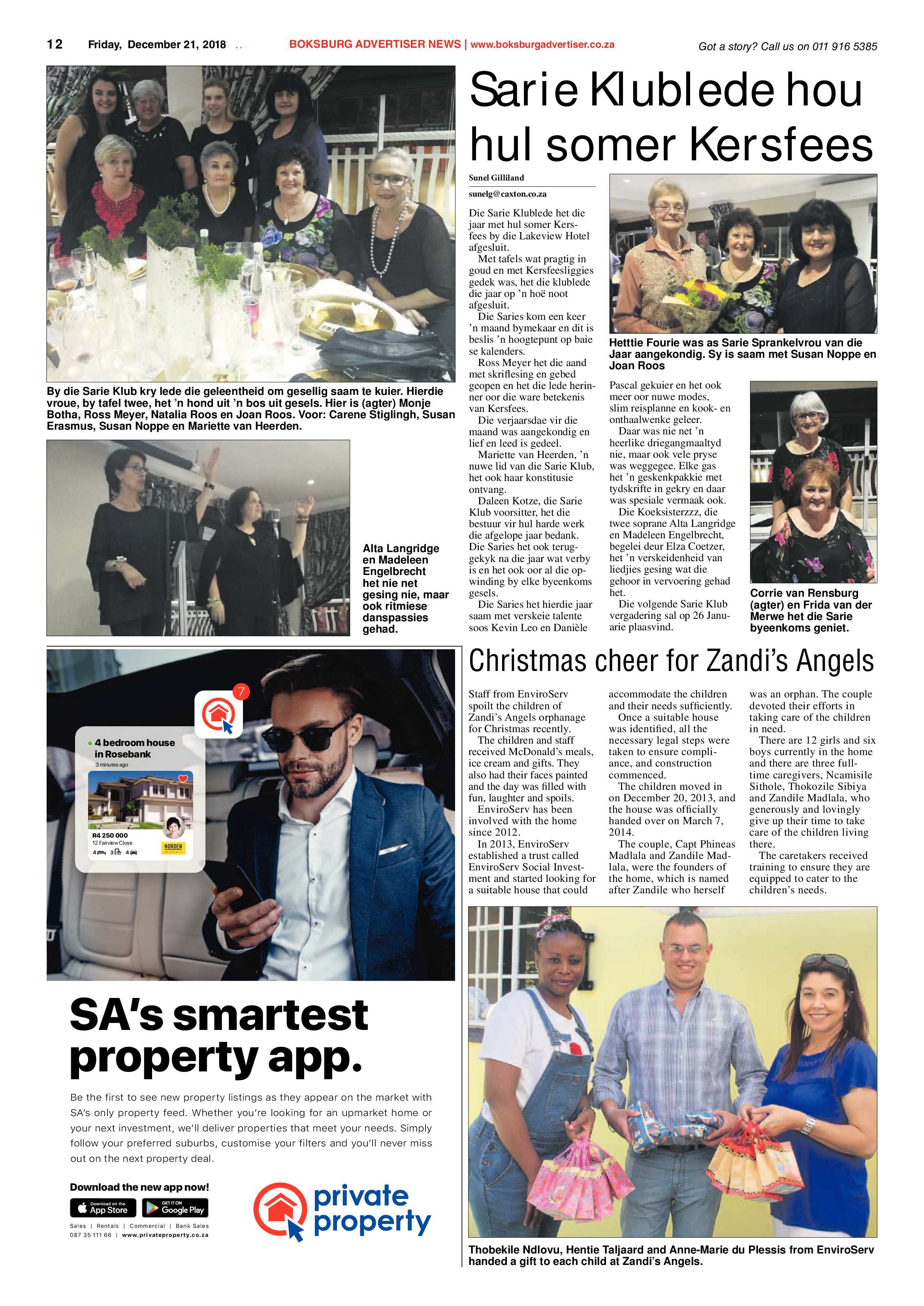 Boksburg Advertiser 18 December 2018 page 12