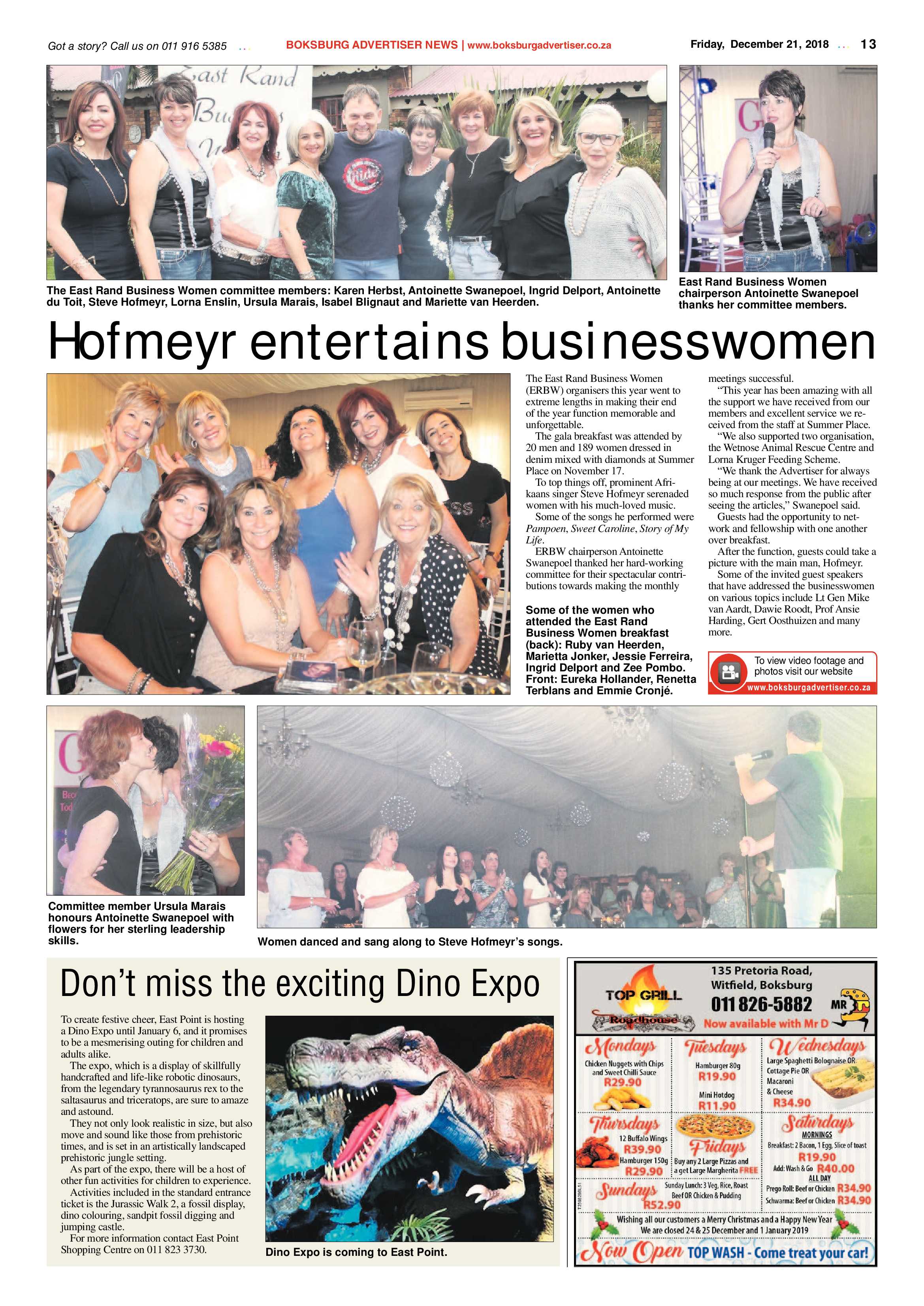 Boksburg Advertiser 18 December 2018 page 13