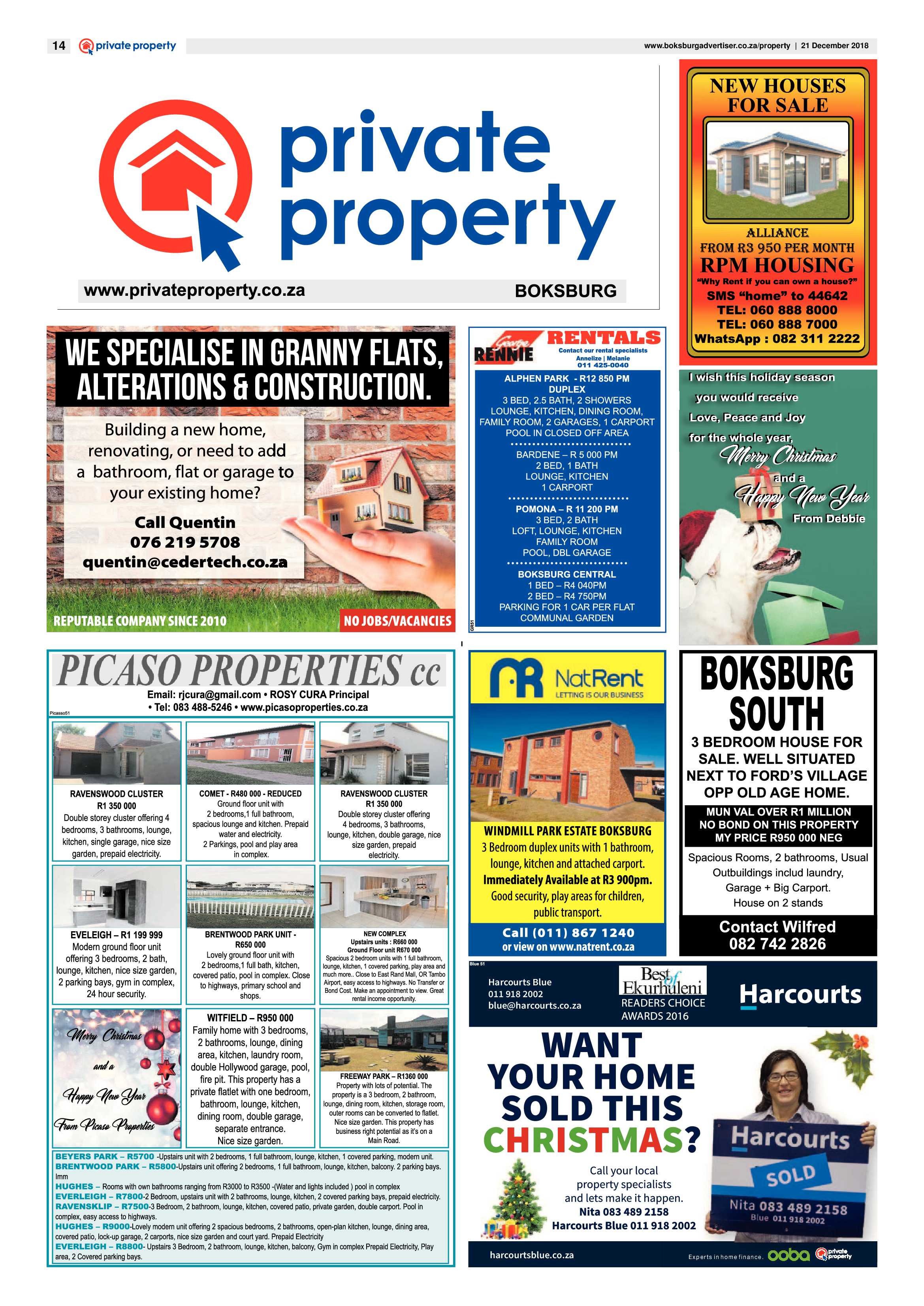 Boksburg Advertiser 18 December 2018 page 14