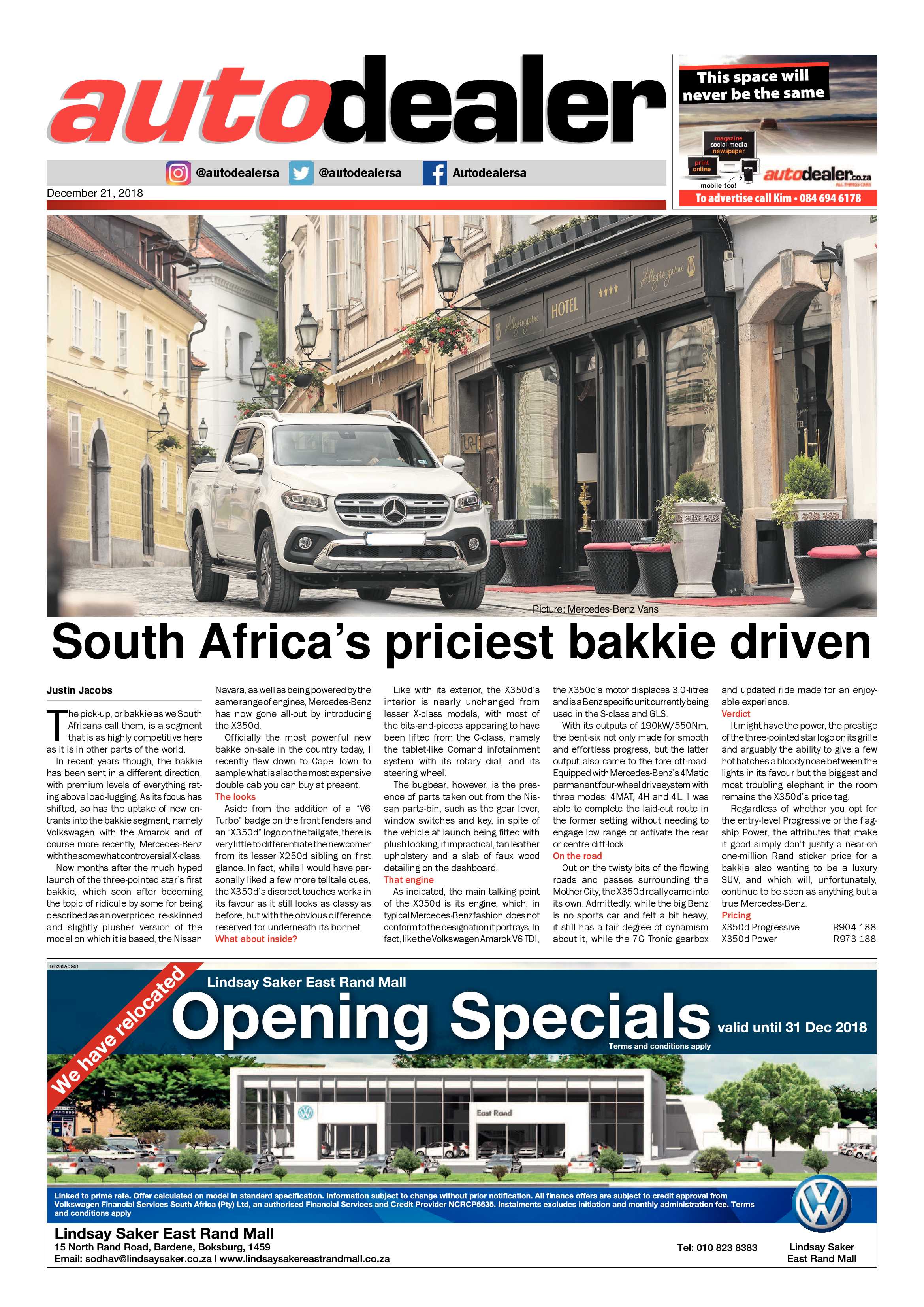 Boksburg Advertiser 18 December 2018 page 19
