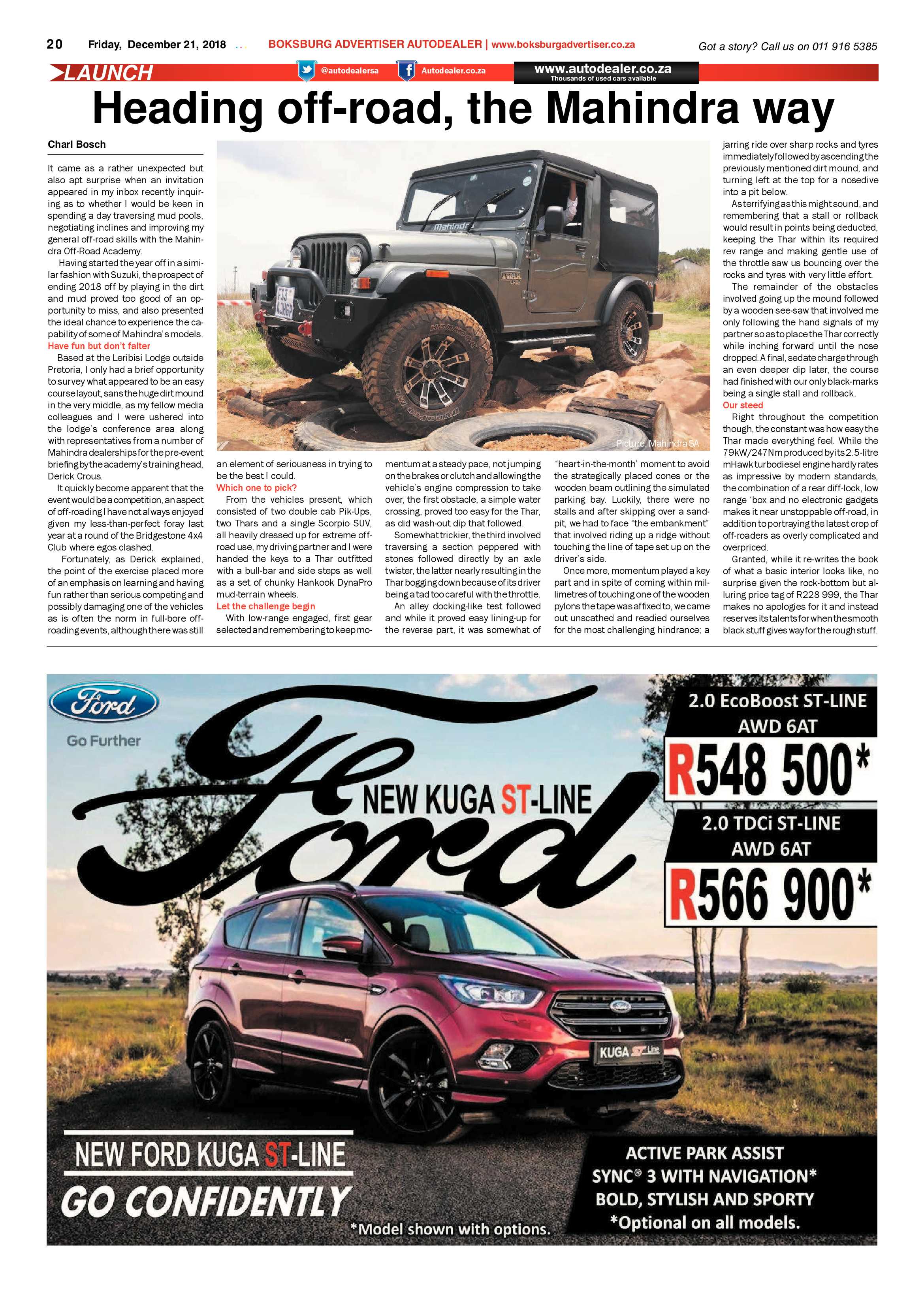 Boksburg Advertiser 18 December 2018 page 20