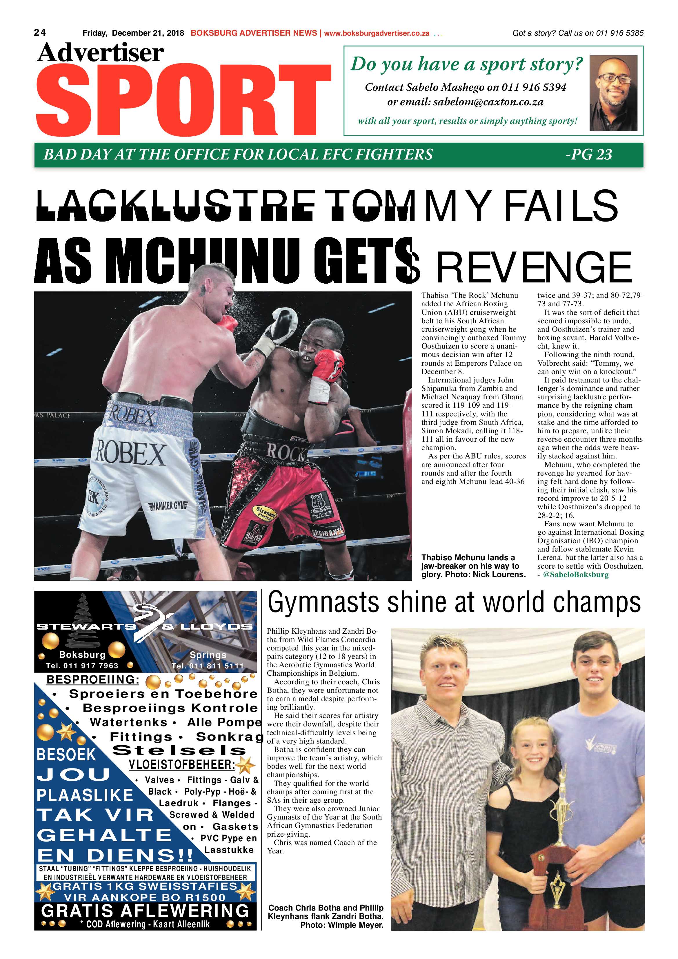 Boksburg Advertiser 18 December 2018 page 24
