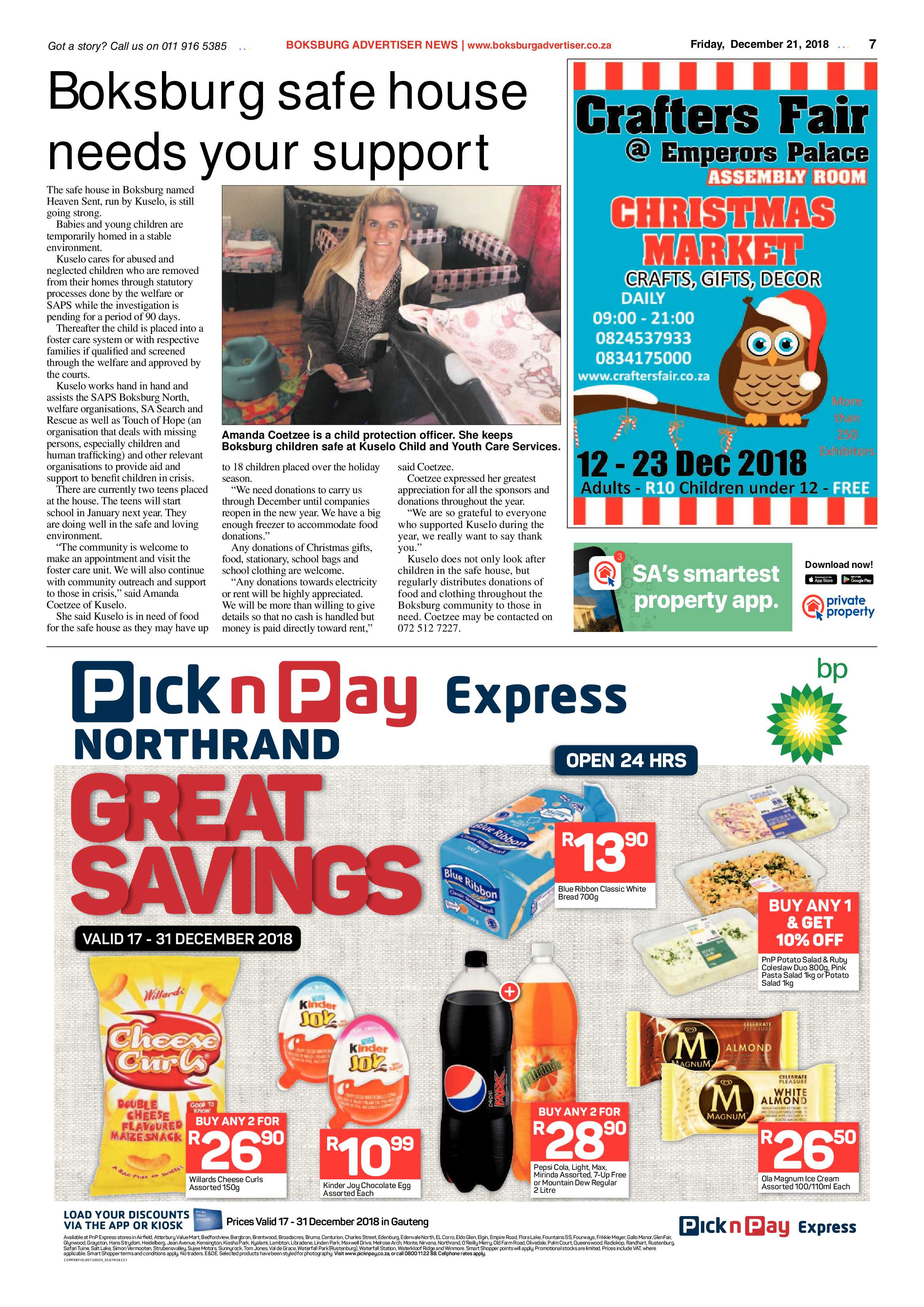 Boksburg Advertiser 18 December 2018 page 7