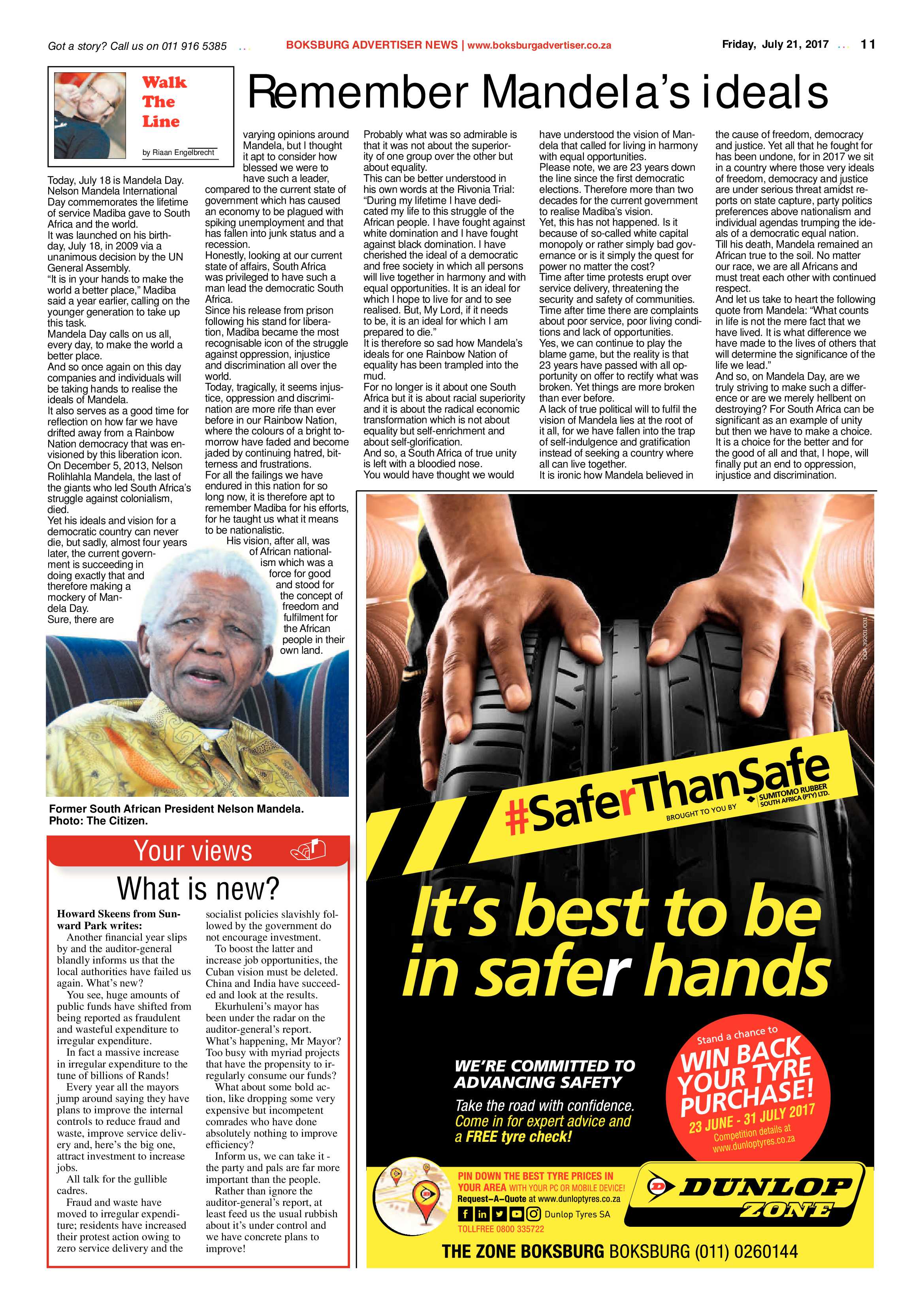 Boksburg Advertiser 18 July 2017 page 11