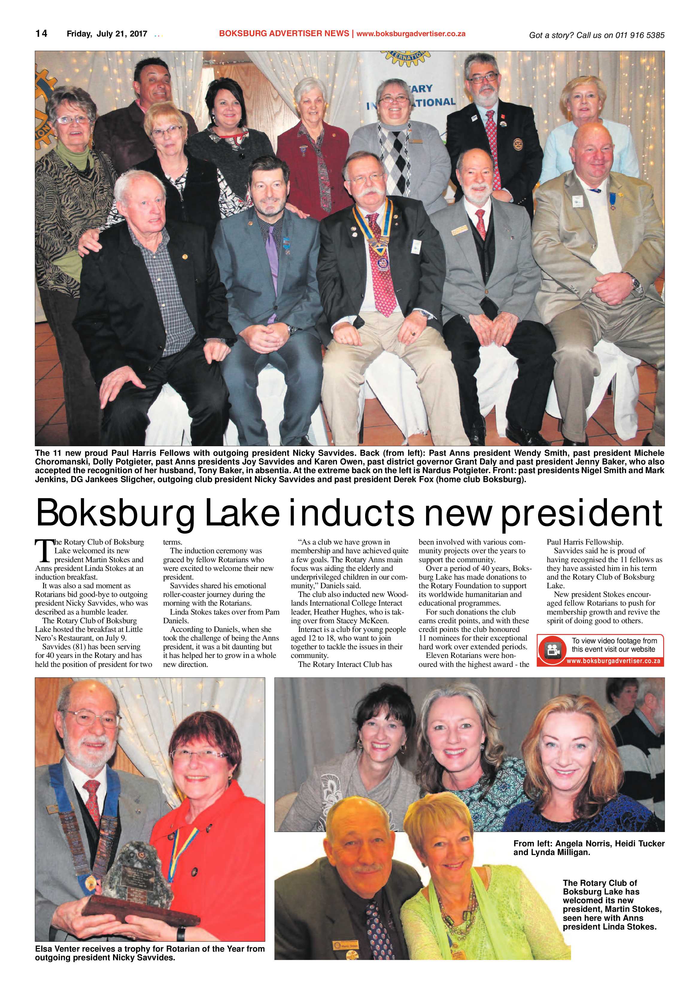 Boksburg Advertiser 18 July 2017 page 14