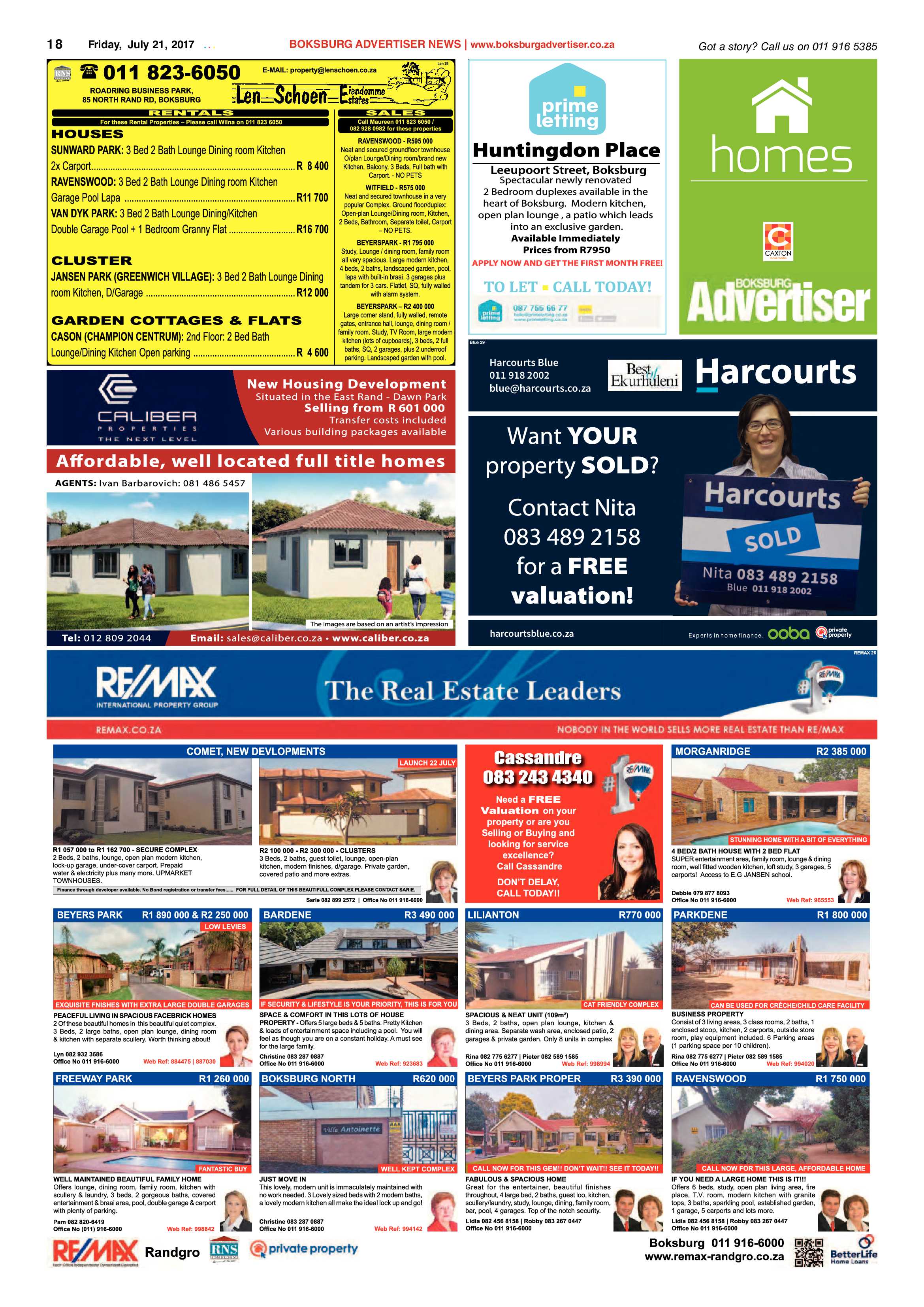 Boksburg Advertiser 18 July 2017 page 18