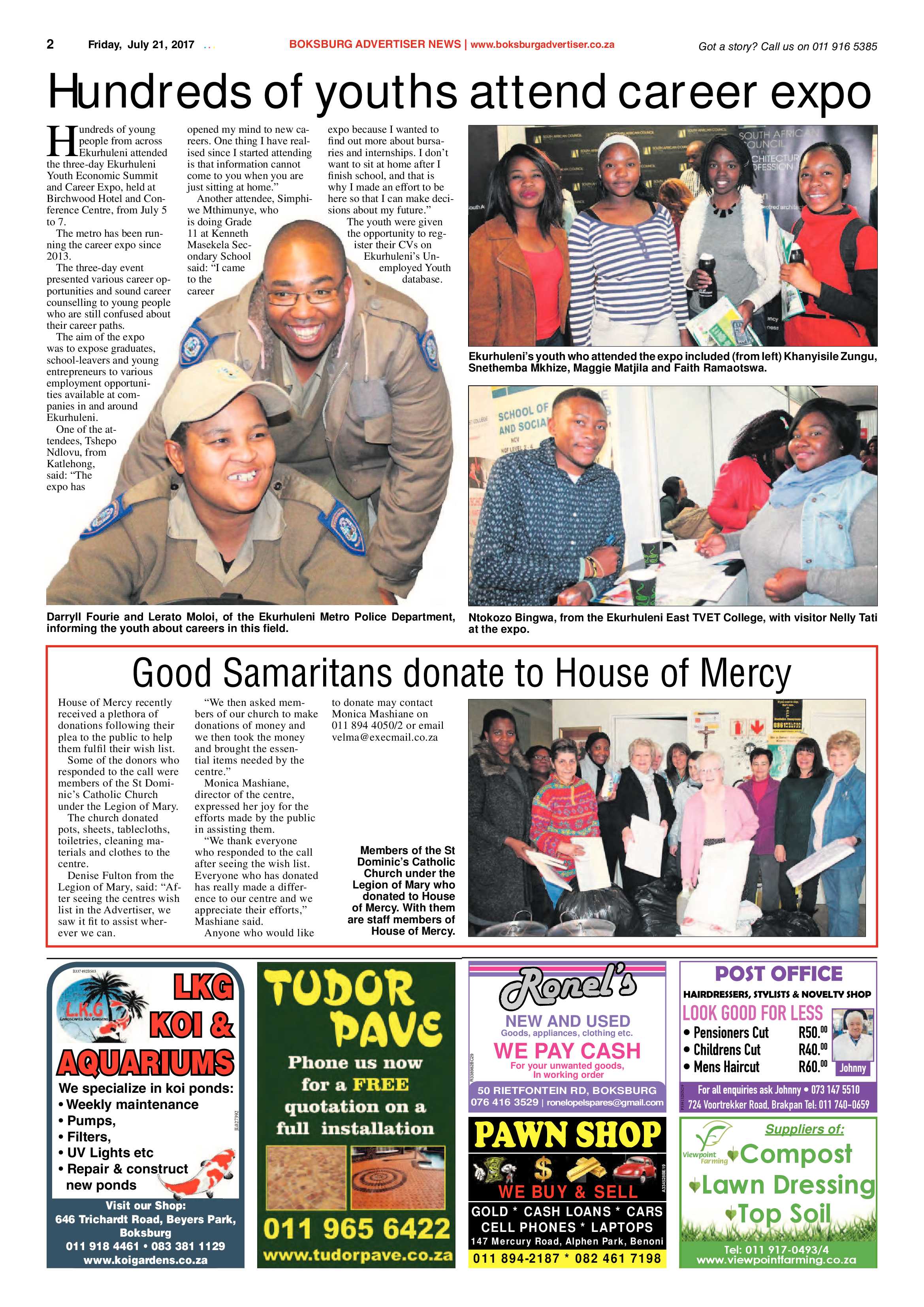 Boksburg Advertiser 18 July 2017 page 2