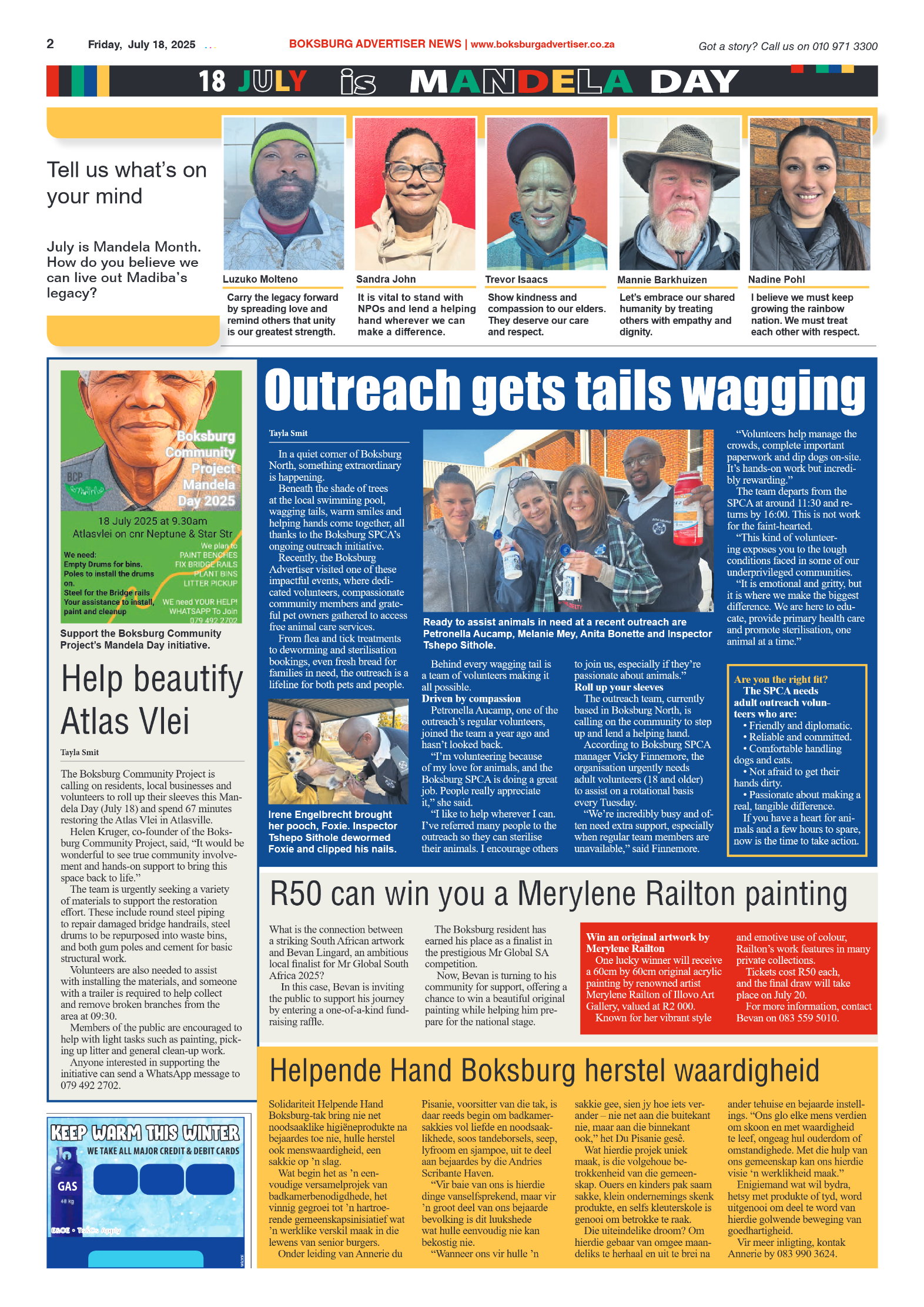 Boksburg Advertiser 18 July 2025 page 2