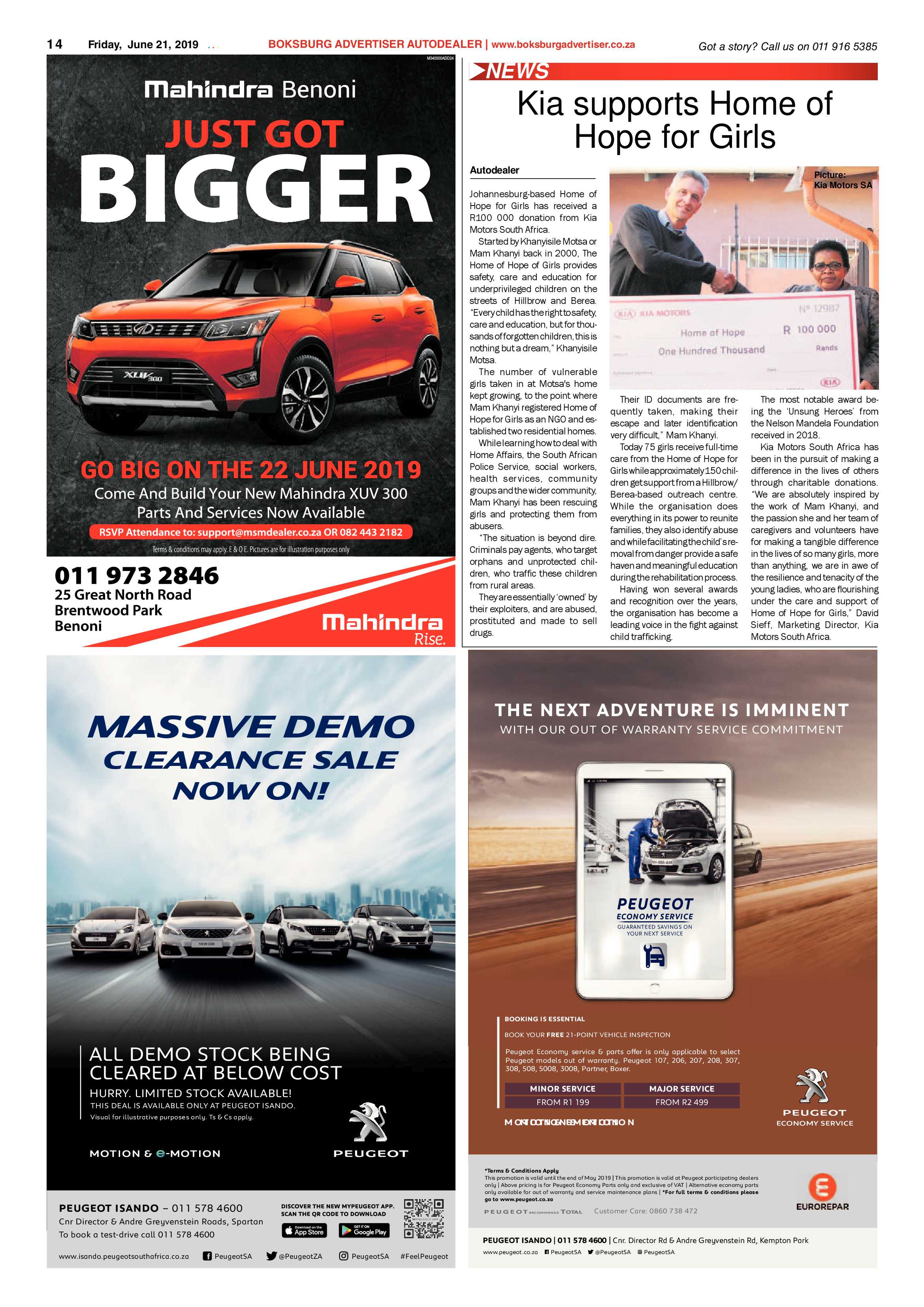 Boksburg Advertiser 18 June 2019 page 14