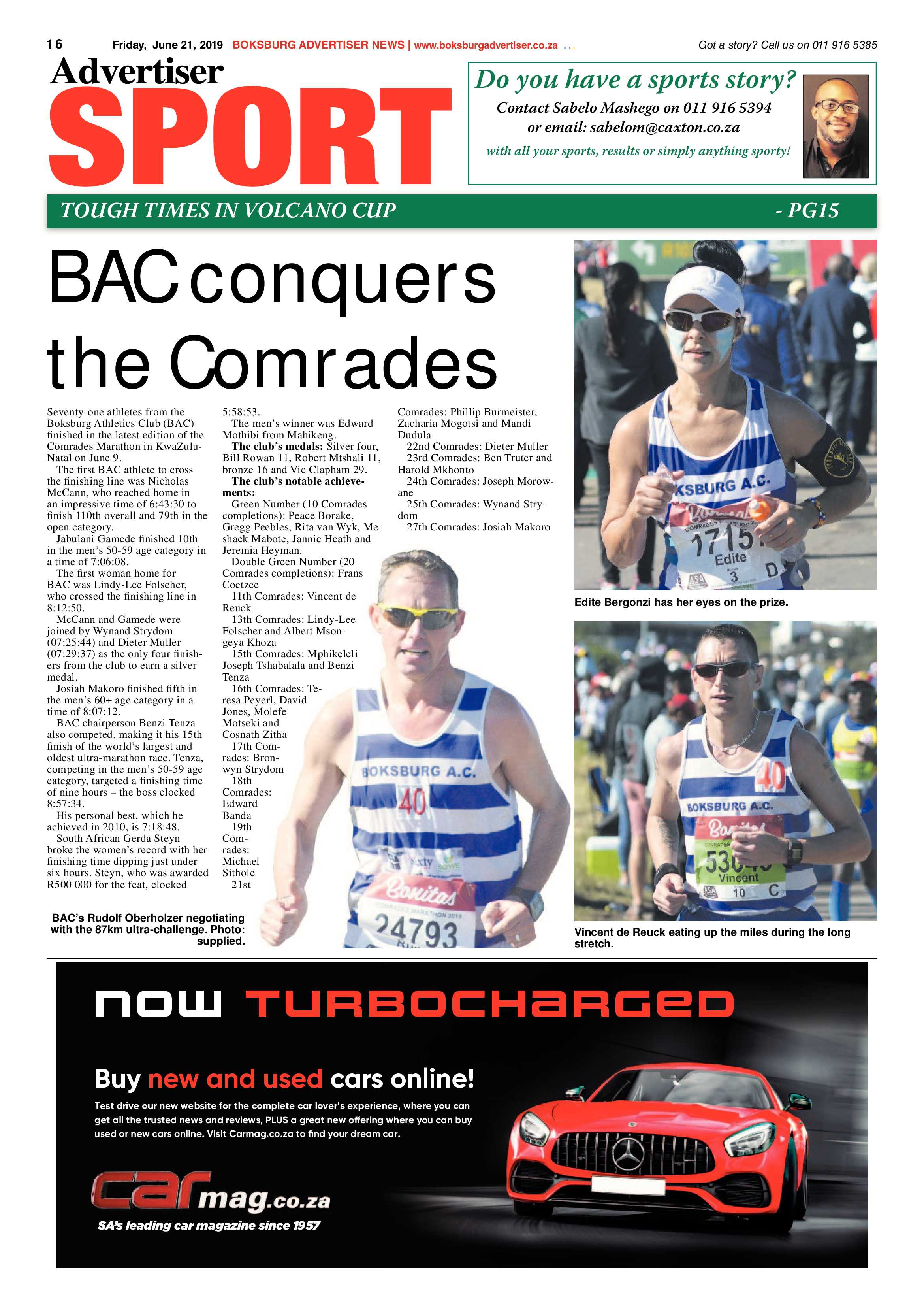 Boksburg Advertiser 18 June 2019 page 16