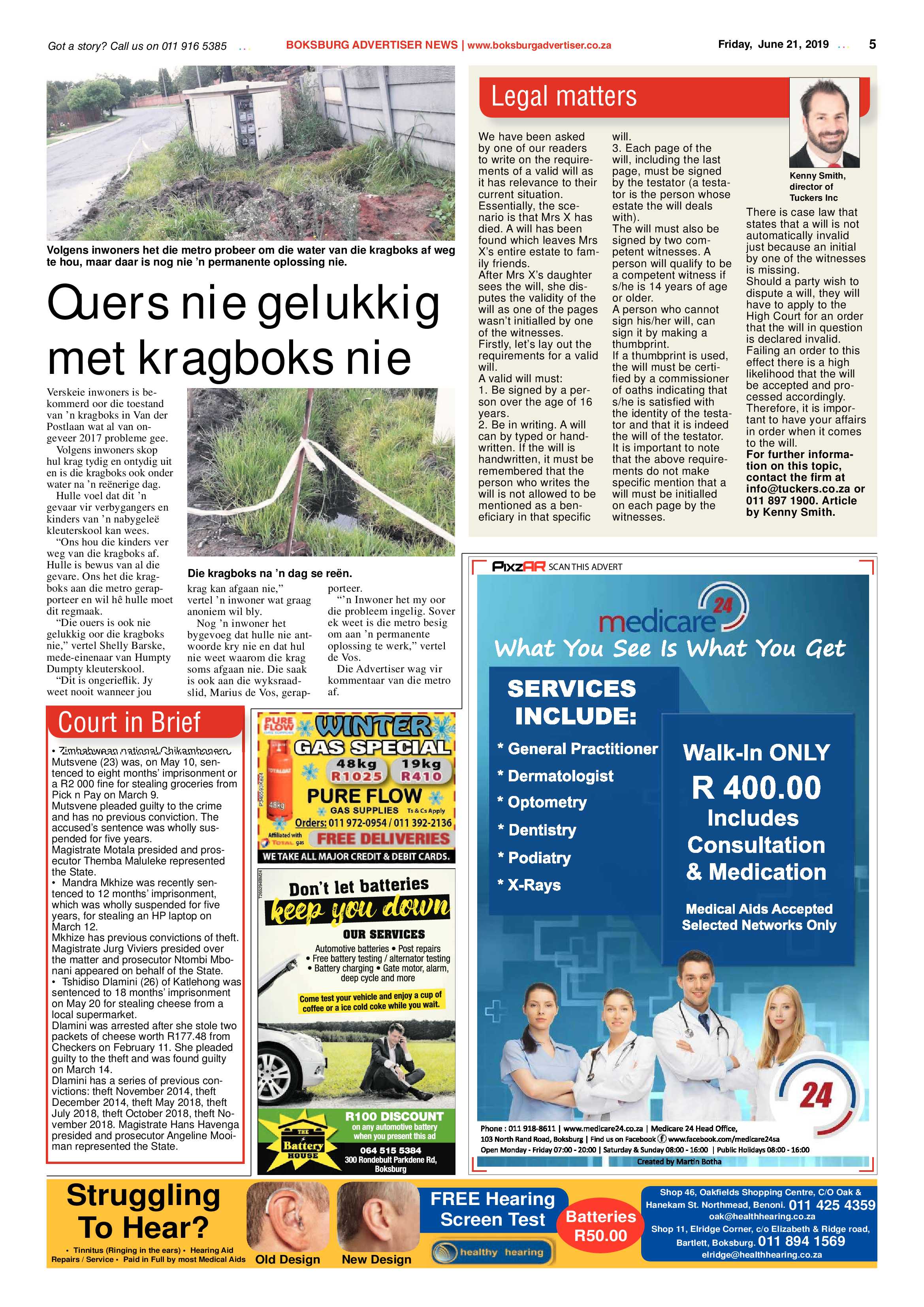 Boksburg Advertiser 18 June 2019 page 5