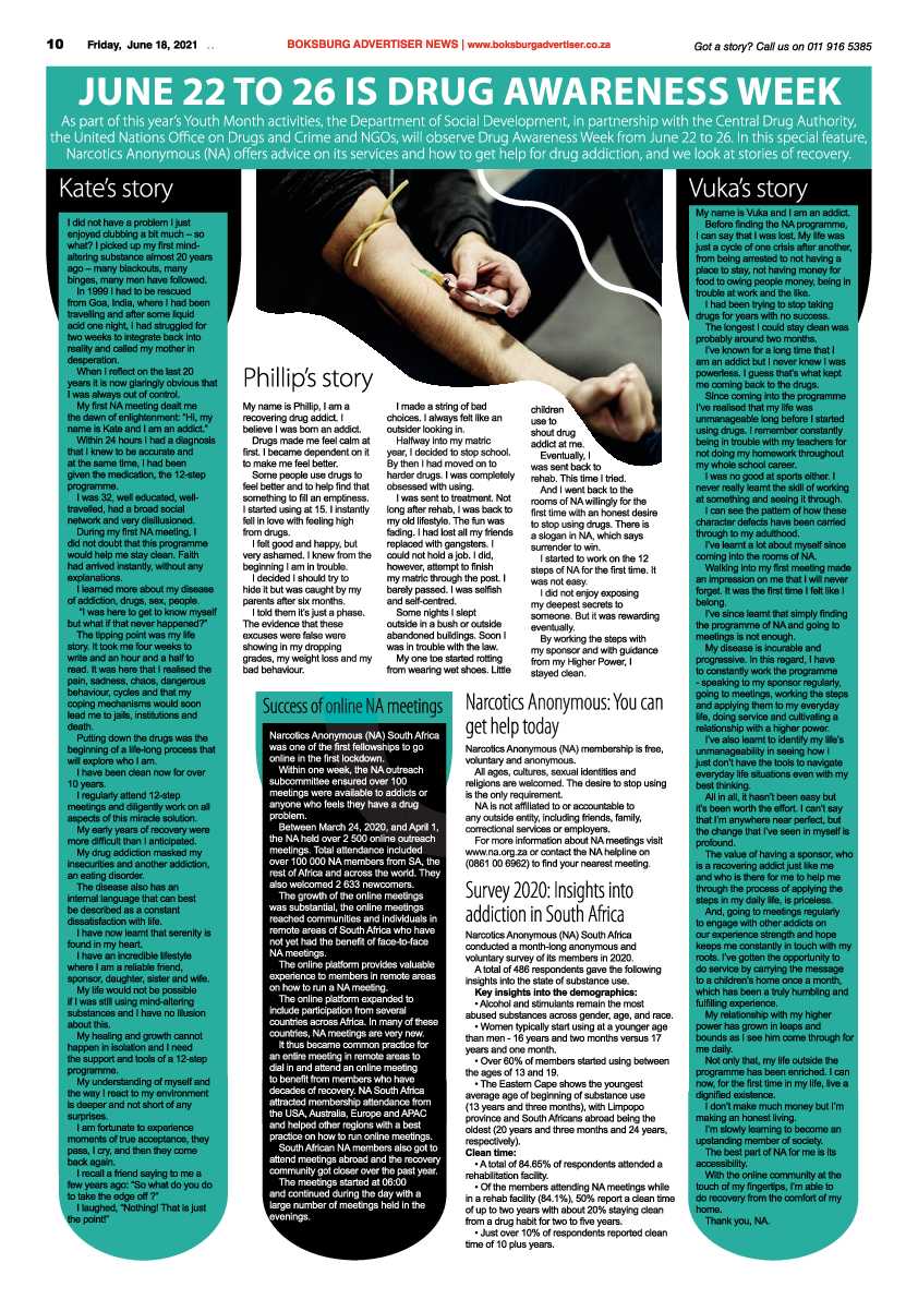 Boksburg Advertiser 18 June 2021 page 10