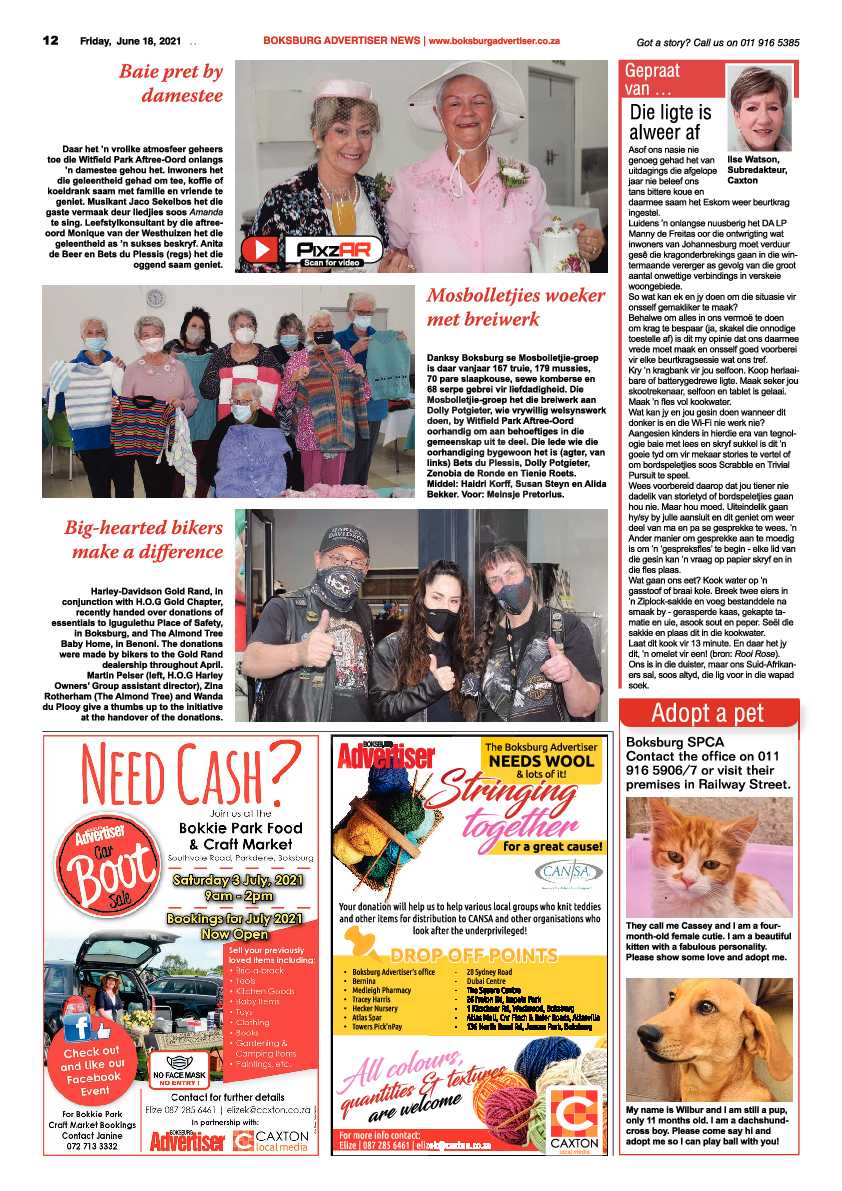 Boksburg Advertiser 18 June 2021 page 12