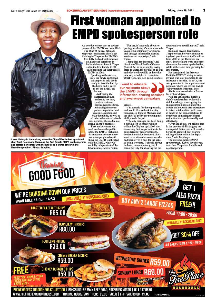 Boksburg Advertiser 18 June 2021 page 3