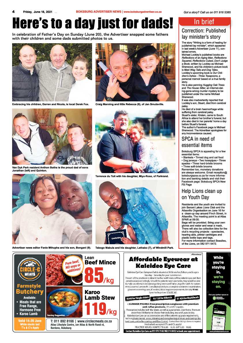 Boksburg Advertiser 18 June 2021 page 4