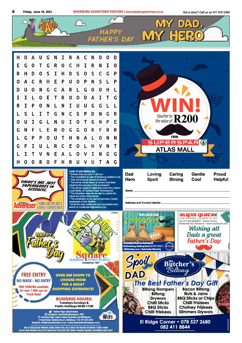 Boksburg Advertiser 18 June 2021 page 6