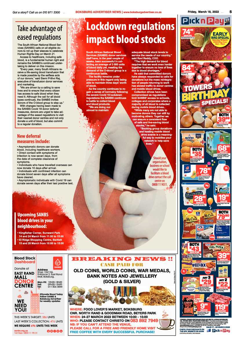Boksburg Advertiser 18 March 2022 page 5