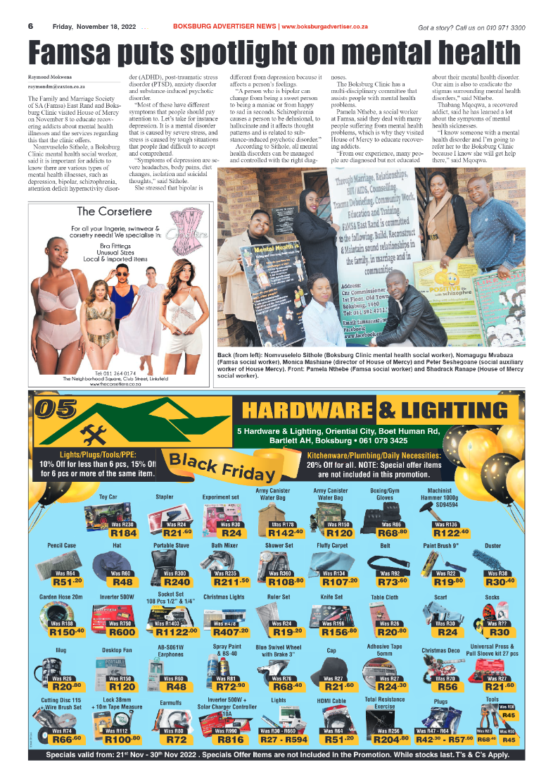 Boksburg Advertiser 18 Nov 2022 page 6