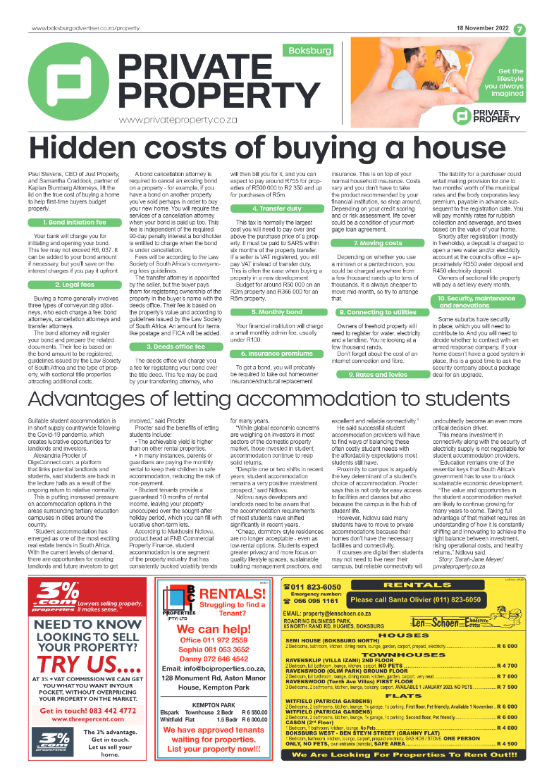 Boksburg Advertiser 18 Nov 2022 page 7