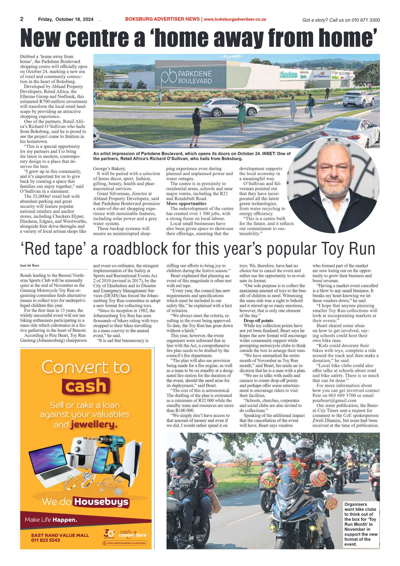 Boksburg Advertiser 18 October 2024 page 2