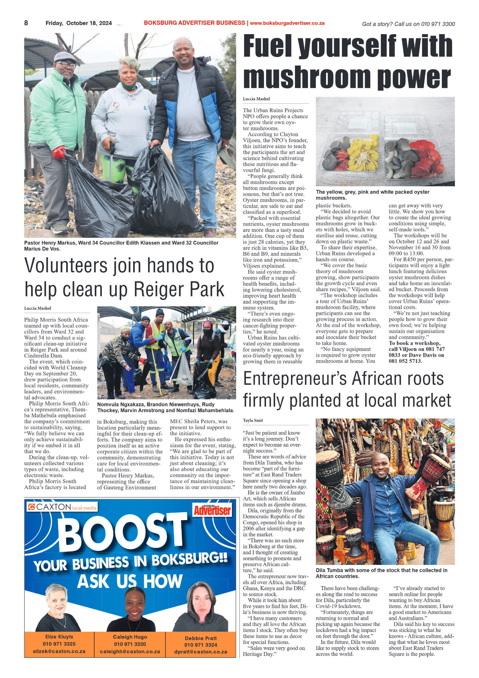 Boksburg Advertiser 18 October 2024 page 8