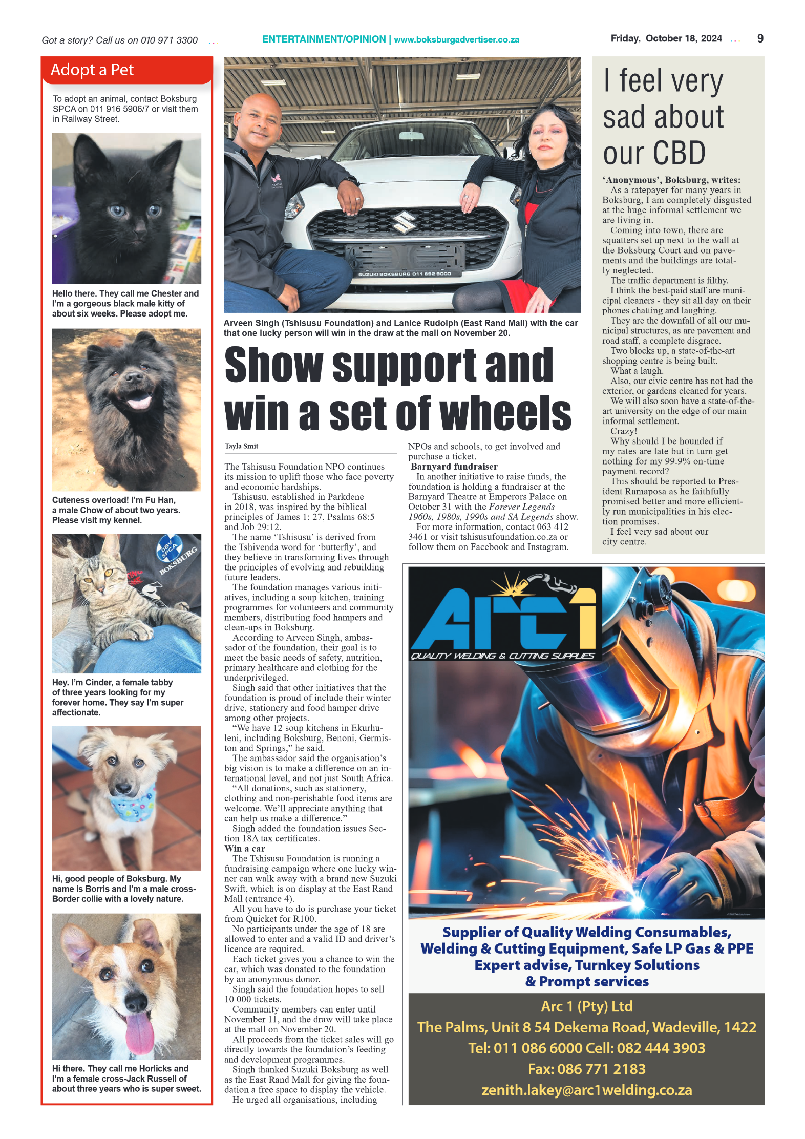 Boksburg Advertiser 18 October 2024 page 9