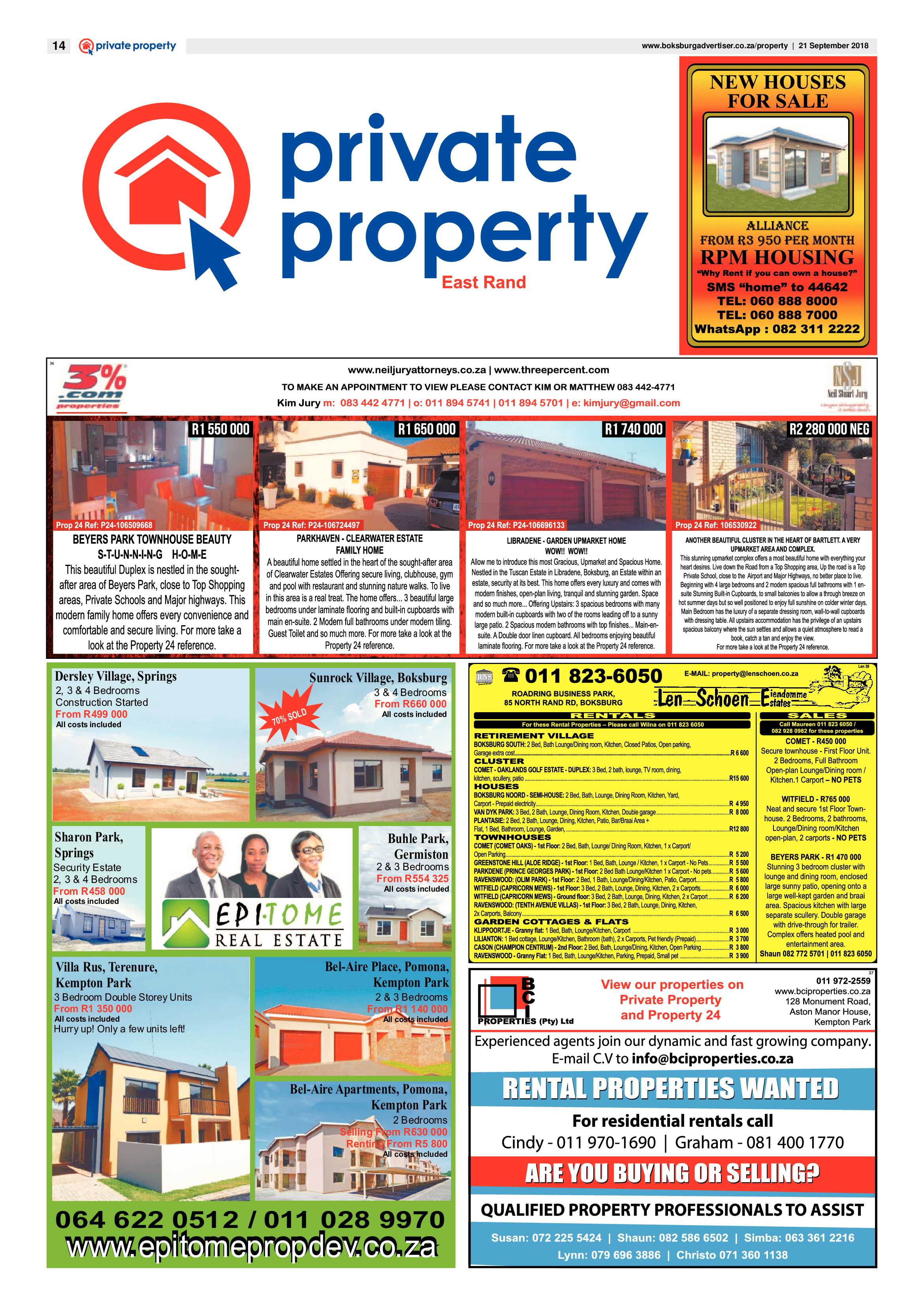 Boksburg Advertiser 18 September 2018 page 14