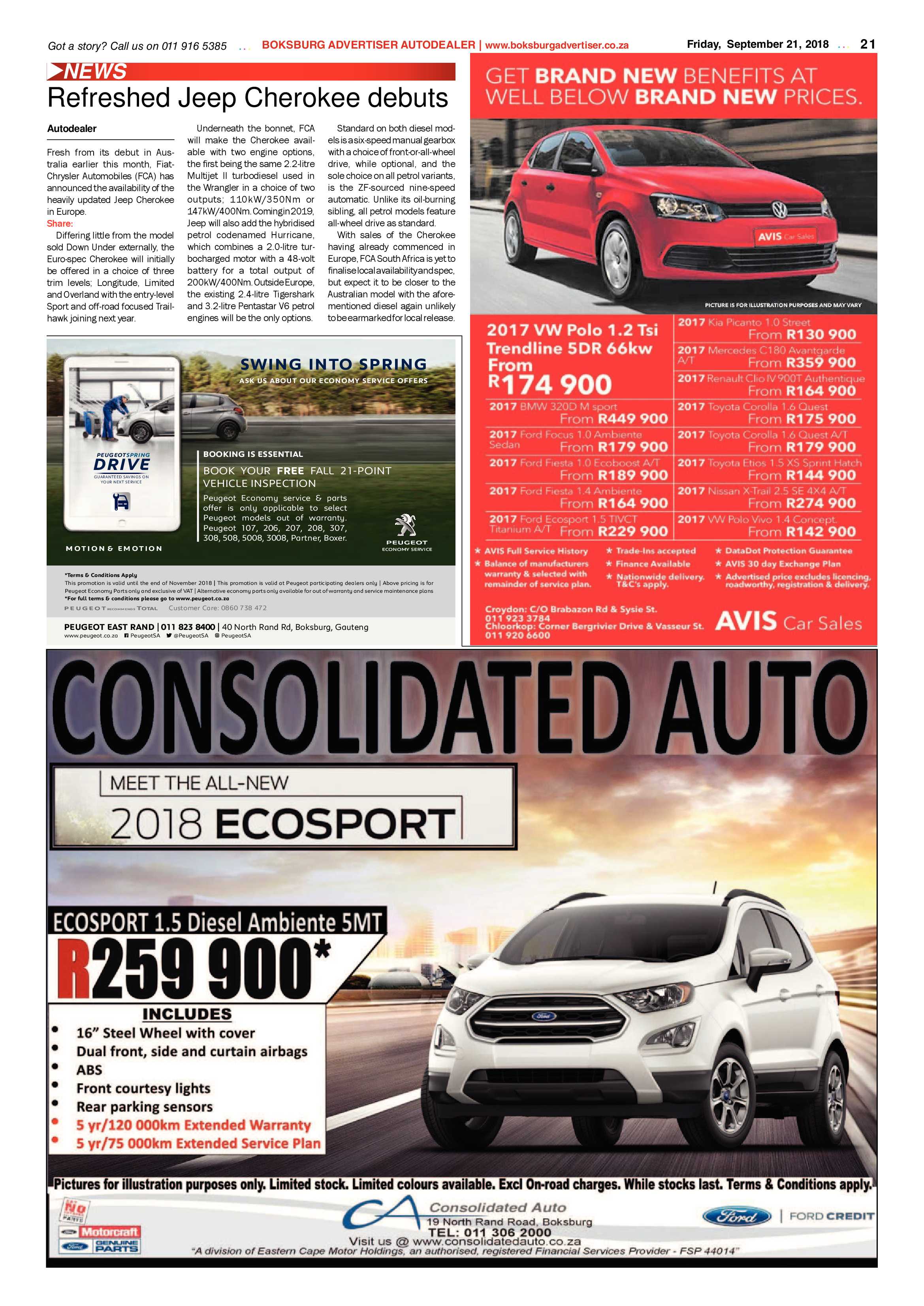 Boksburg Advertiser 18 September 2018 page 21