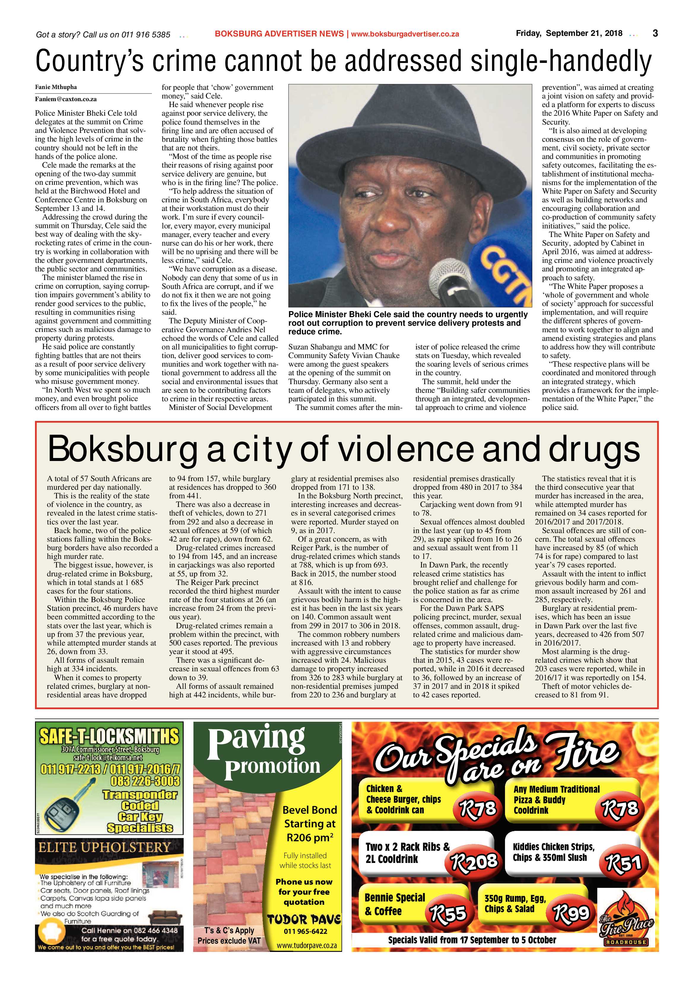 Boksburg Advertiser 18 September 2018 page 3