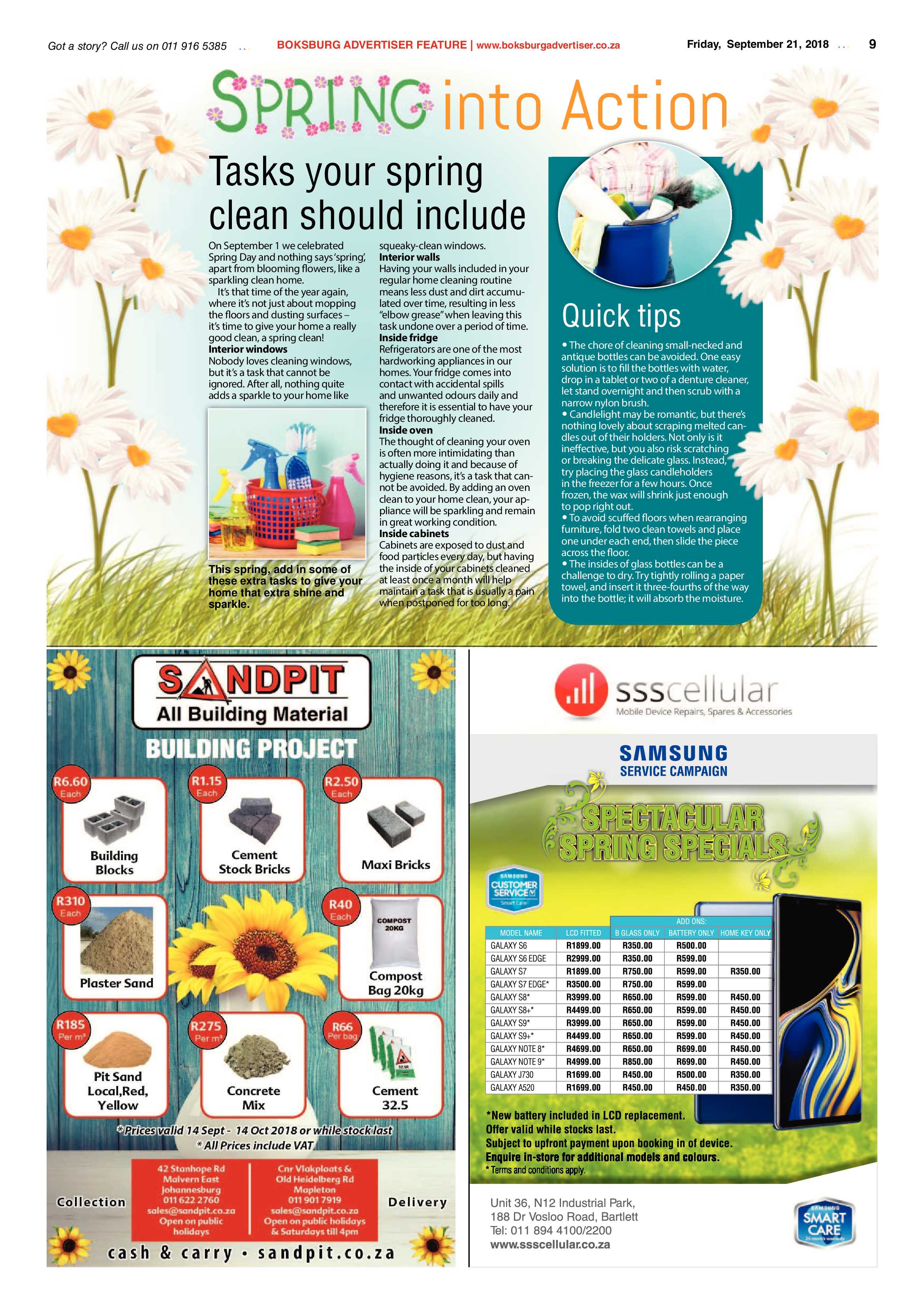 Boksburg Advertiser 18 September 2018 page 9