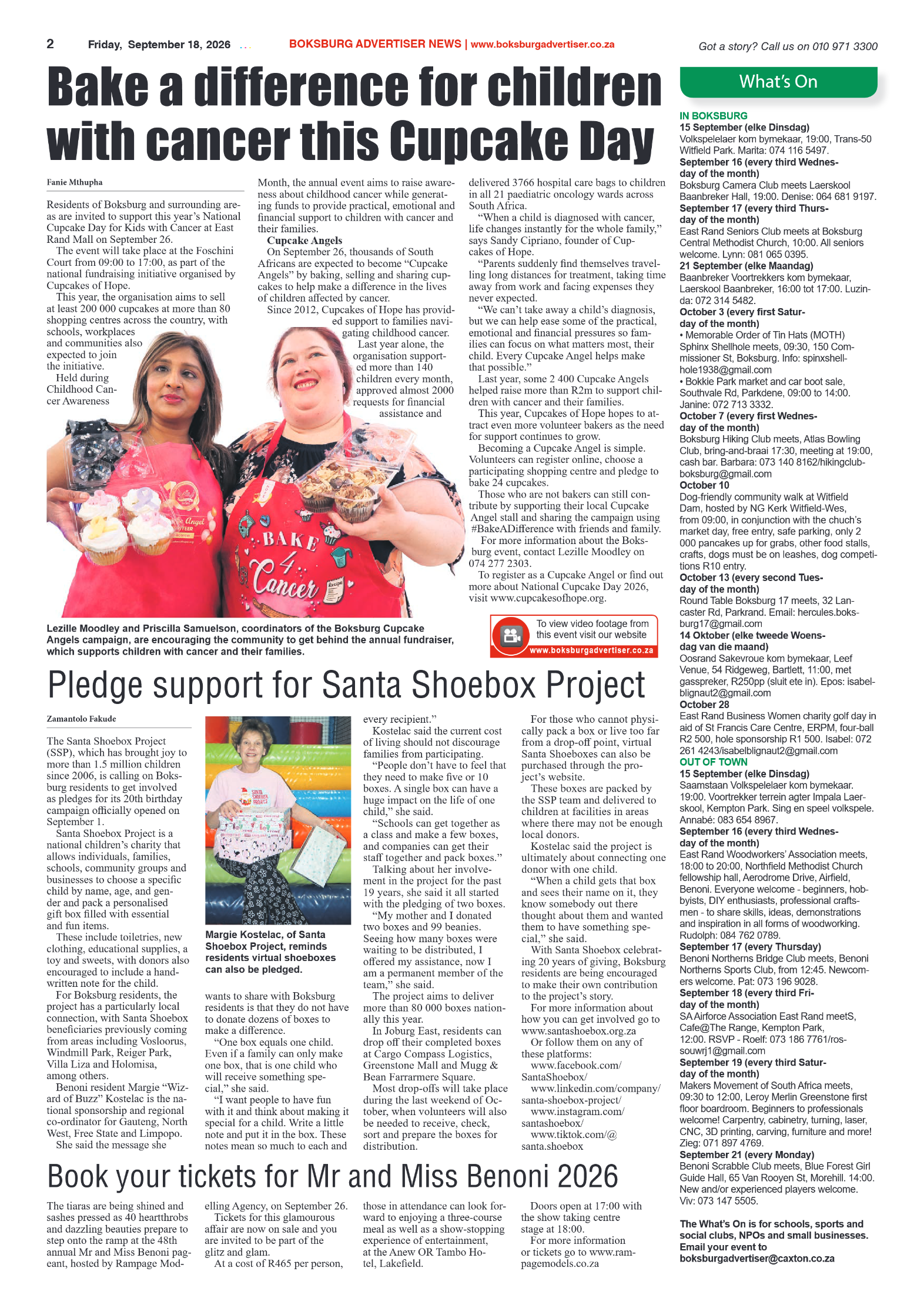 Boksburg Advertiser 18 September 2026 page 2