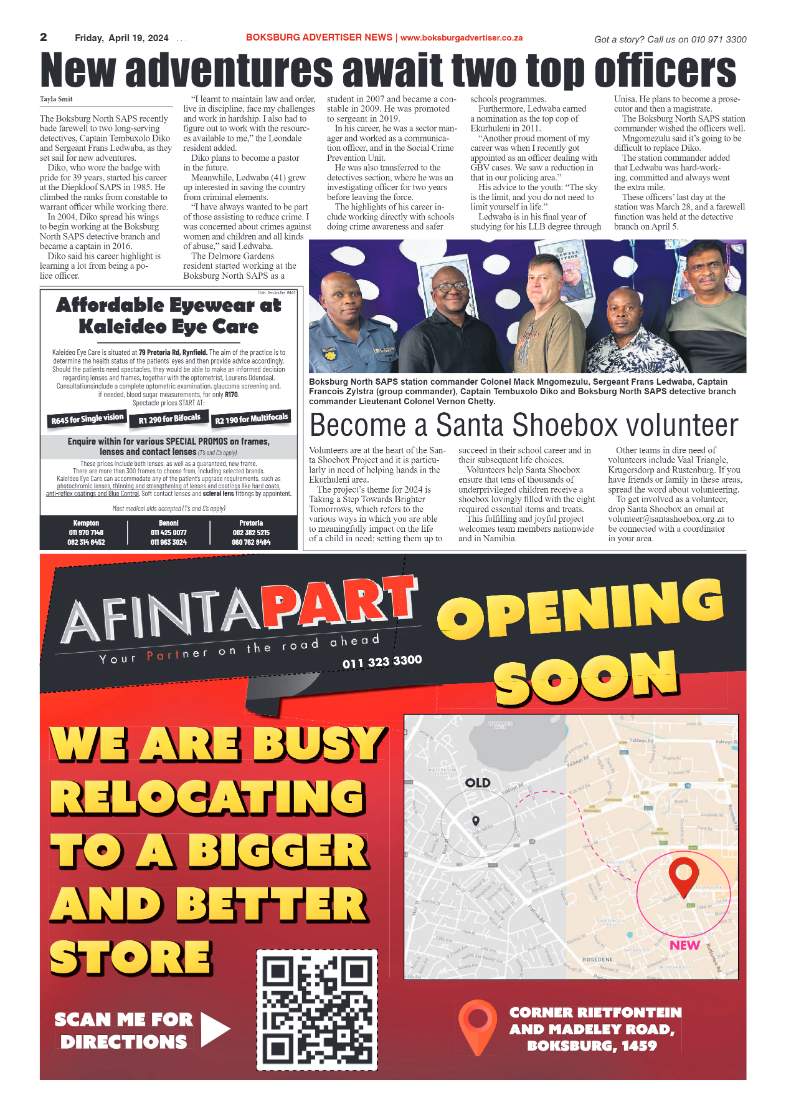 Boksburg Advertiser 19 April 2024 page 2