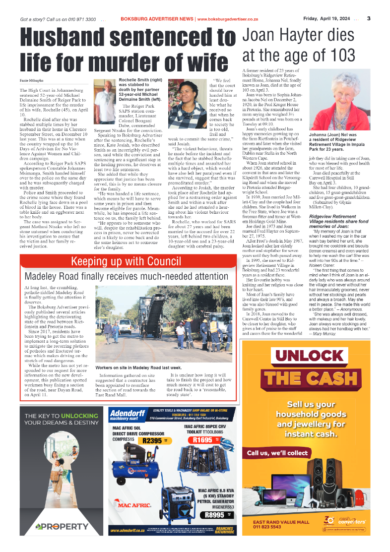Boksburg Advertiser 19 April 2024 page 3