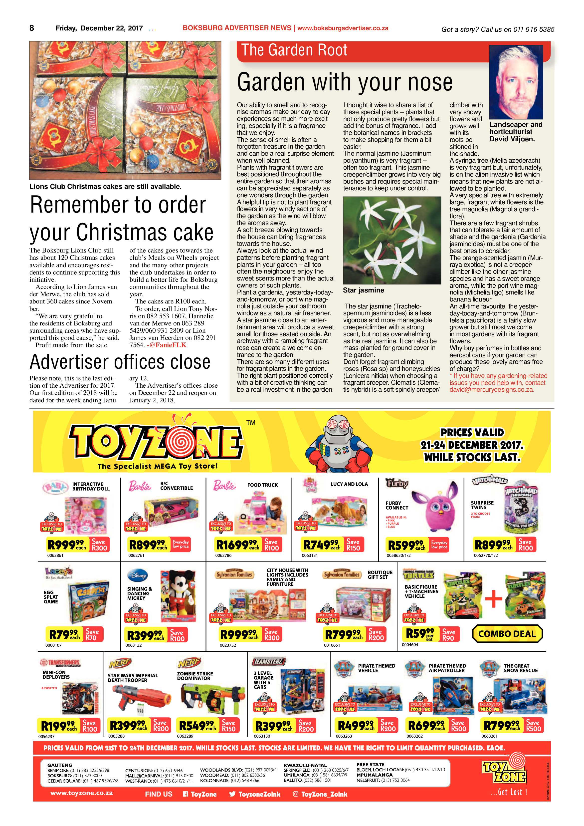Boksburg Advertiser 19 December 2017 page 10