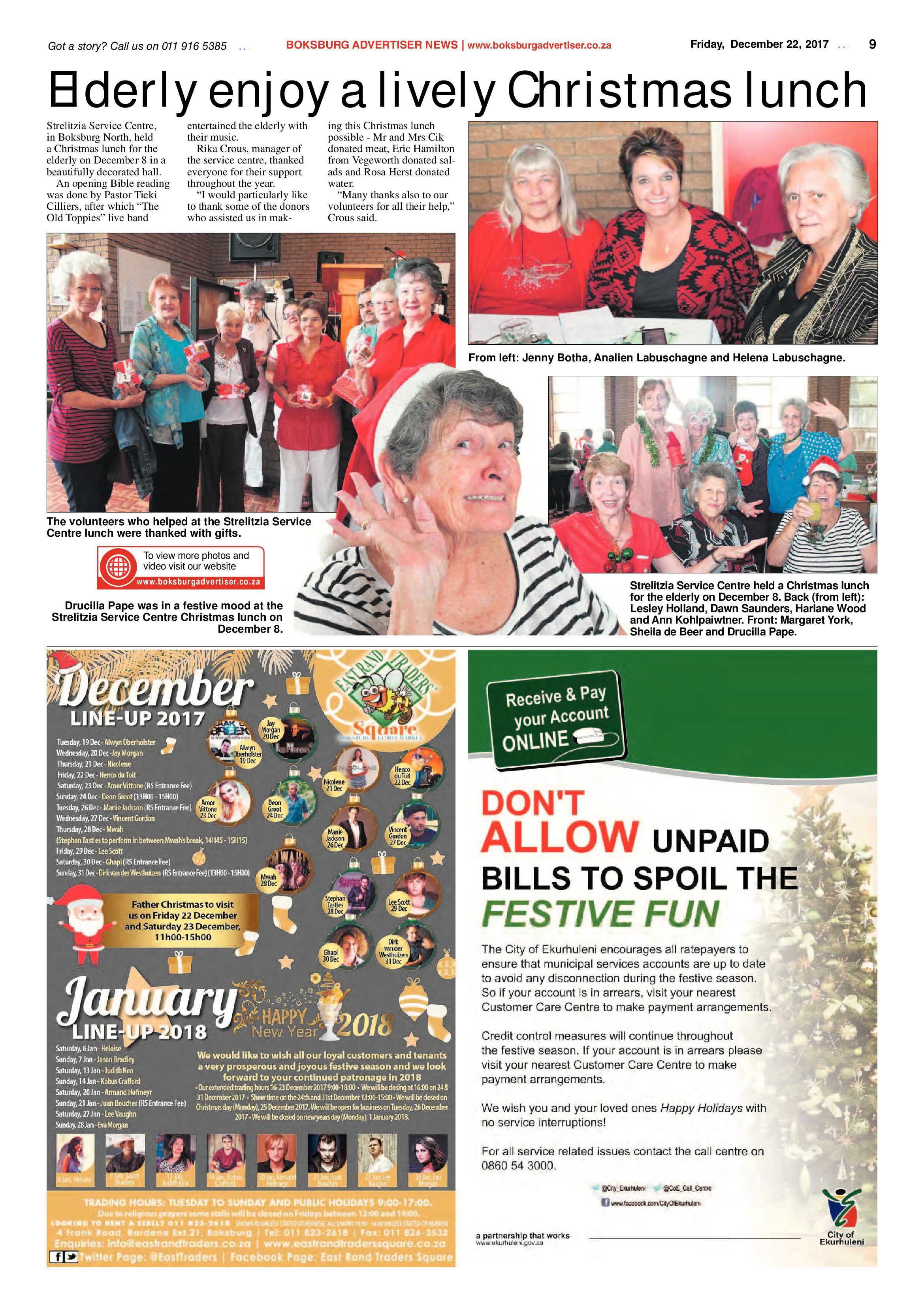 Boksburg Advertiser 19 December 2017 page 11