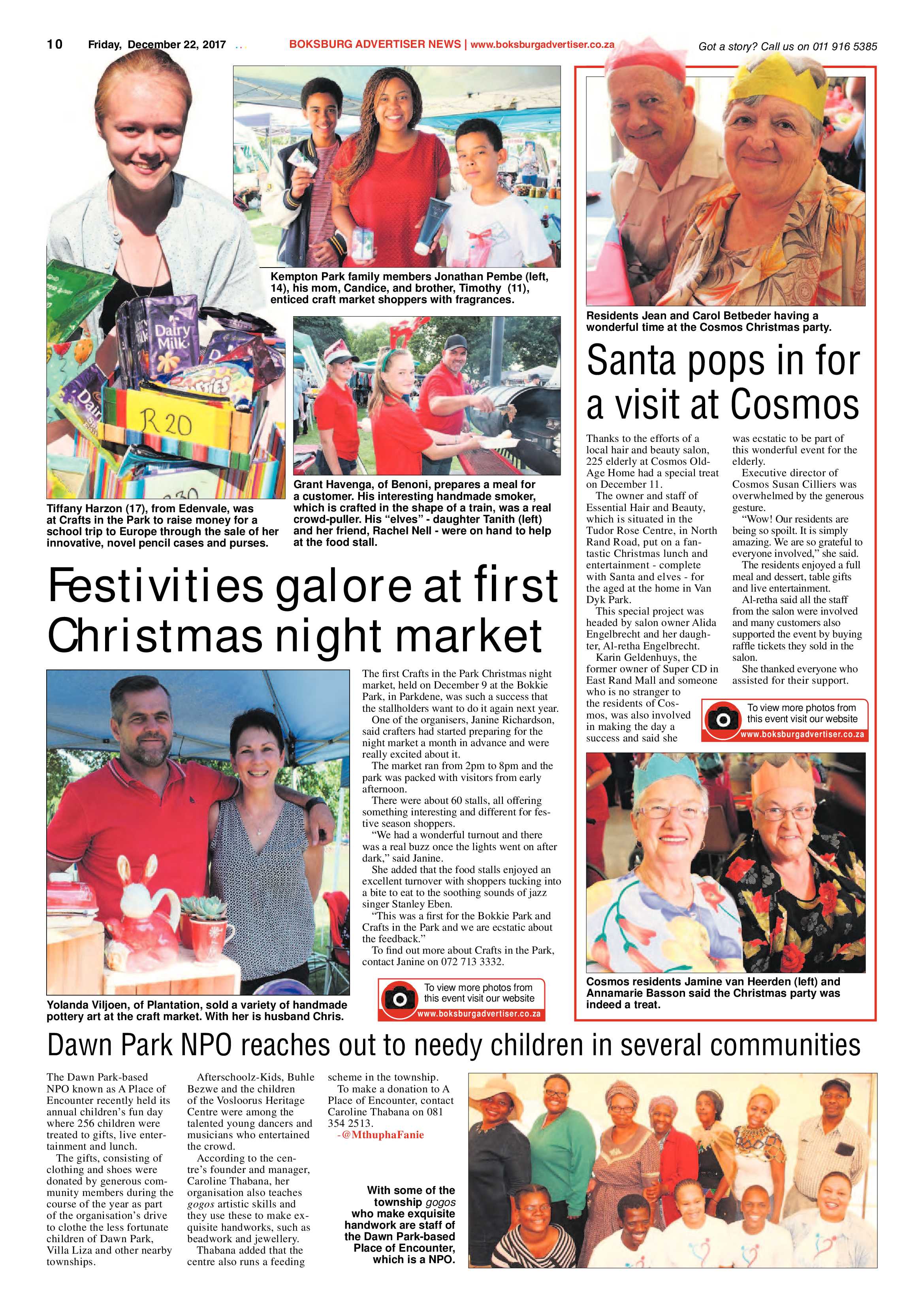 Boksburg Advertiser 19 December 2017 page 12