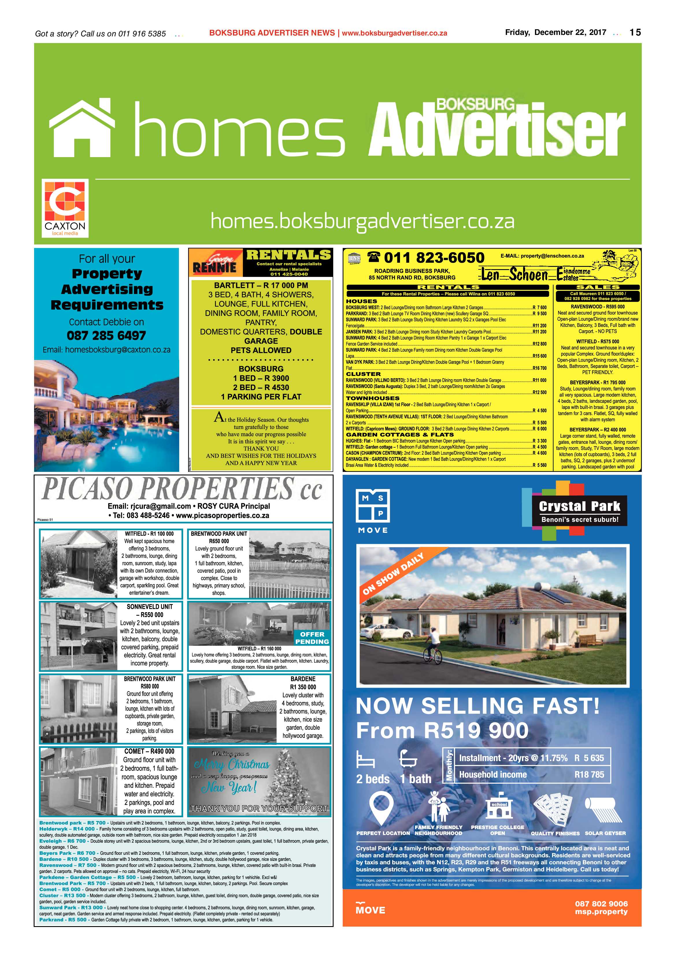 Boksburg Advertiser 19 December 2017 page 17