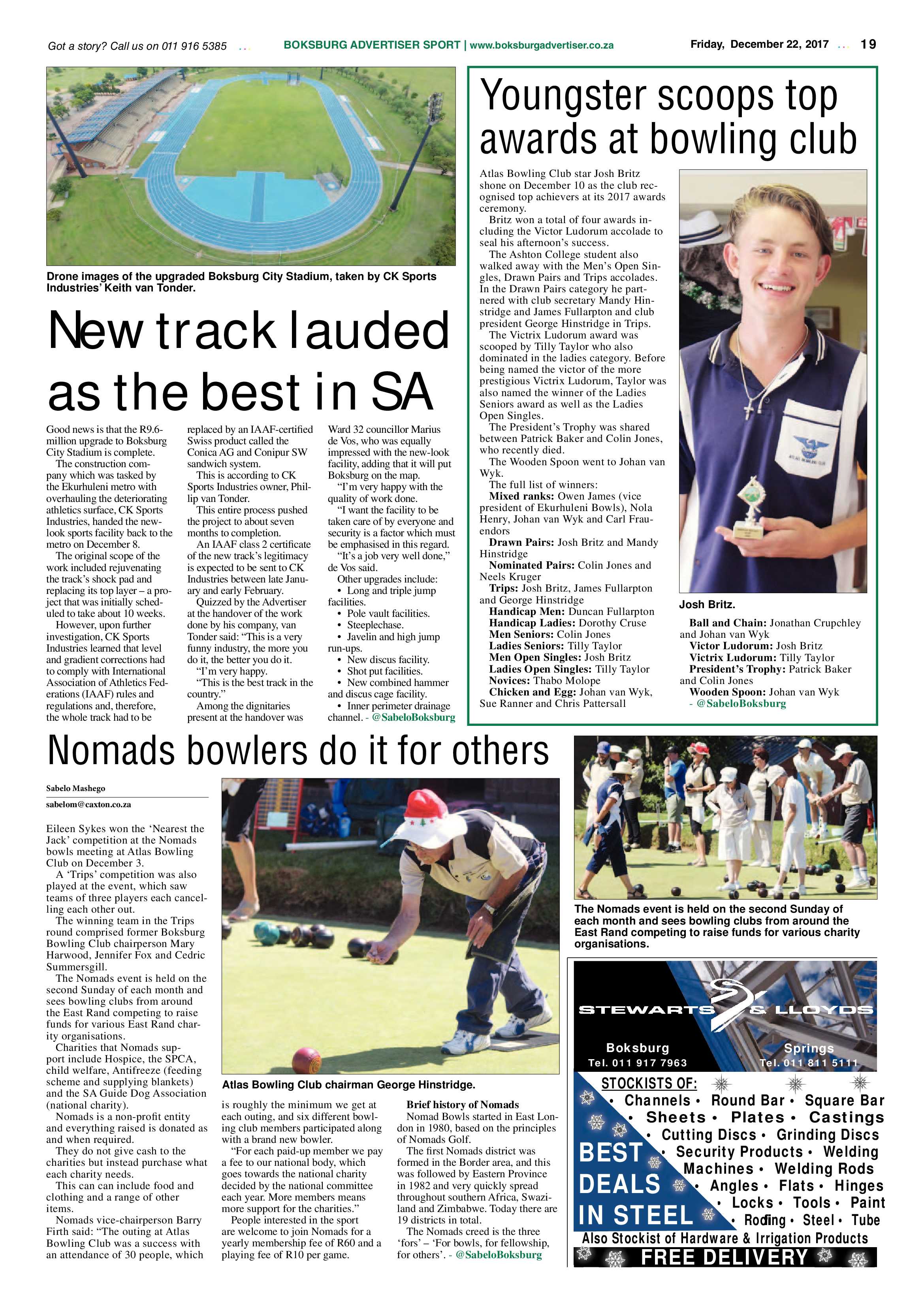 Boksburg Advertiser 19 December 2017 page 21