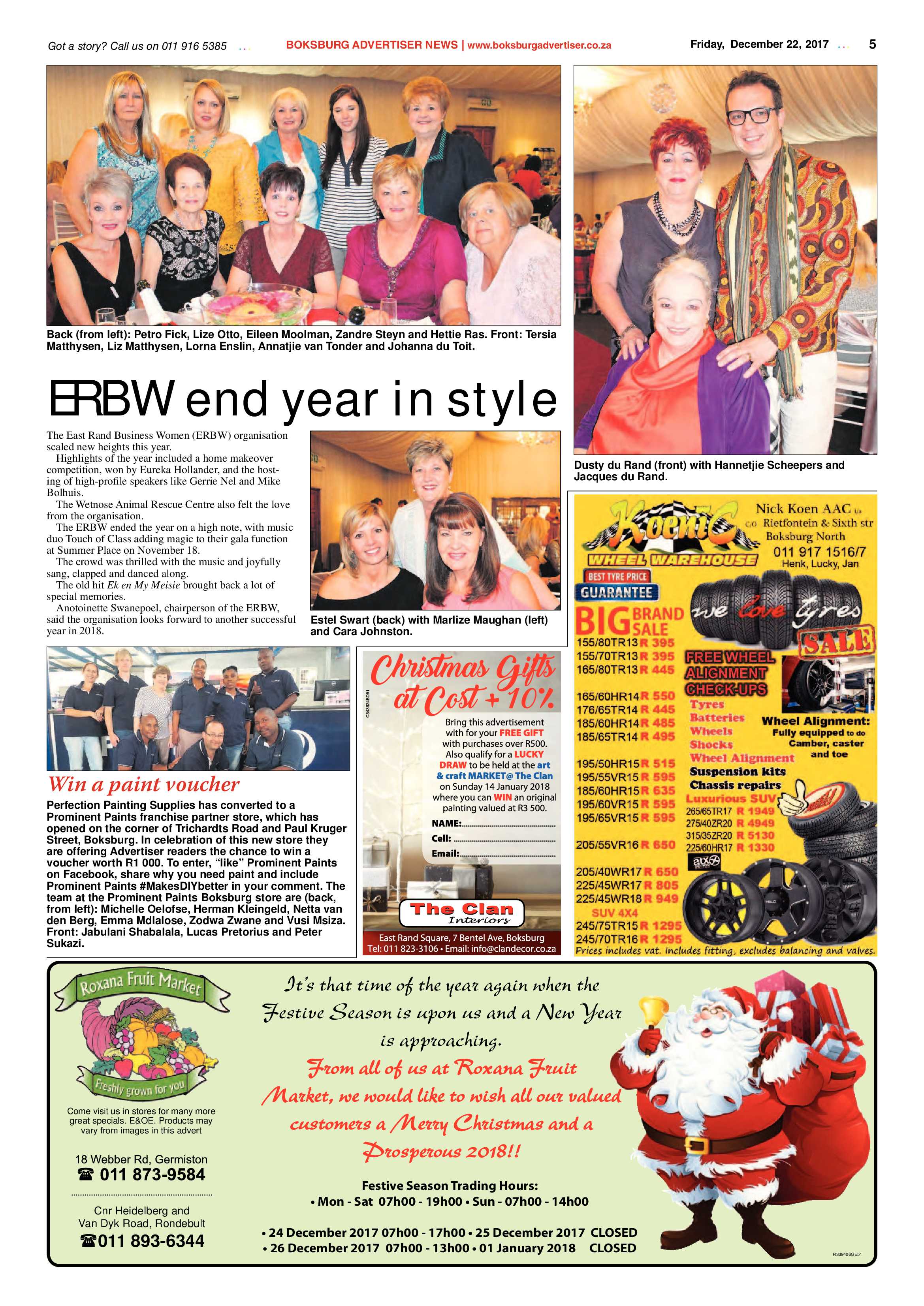 Boksburg Advertiser 19 December 2017 page 7