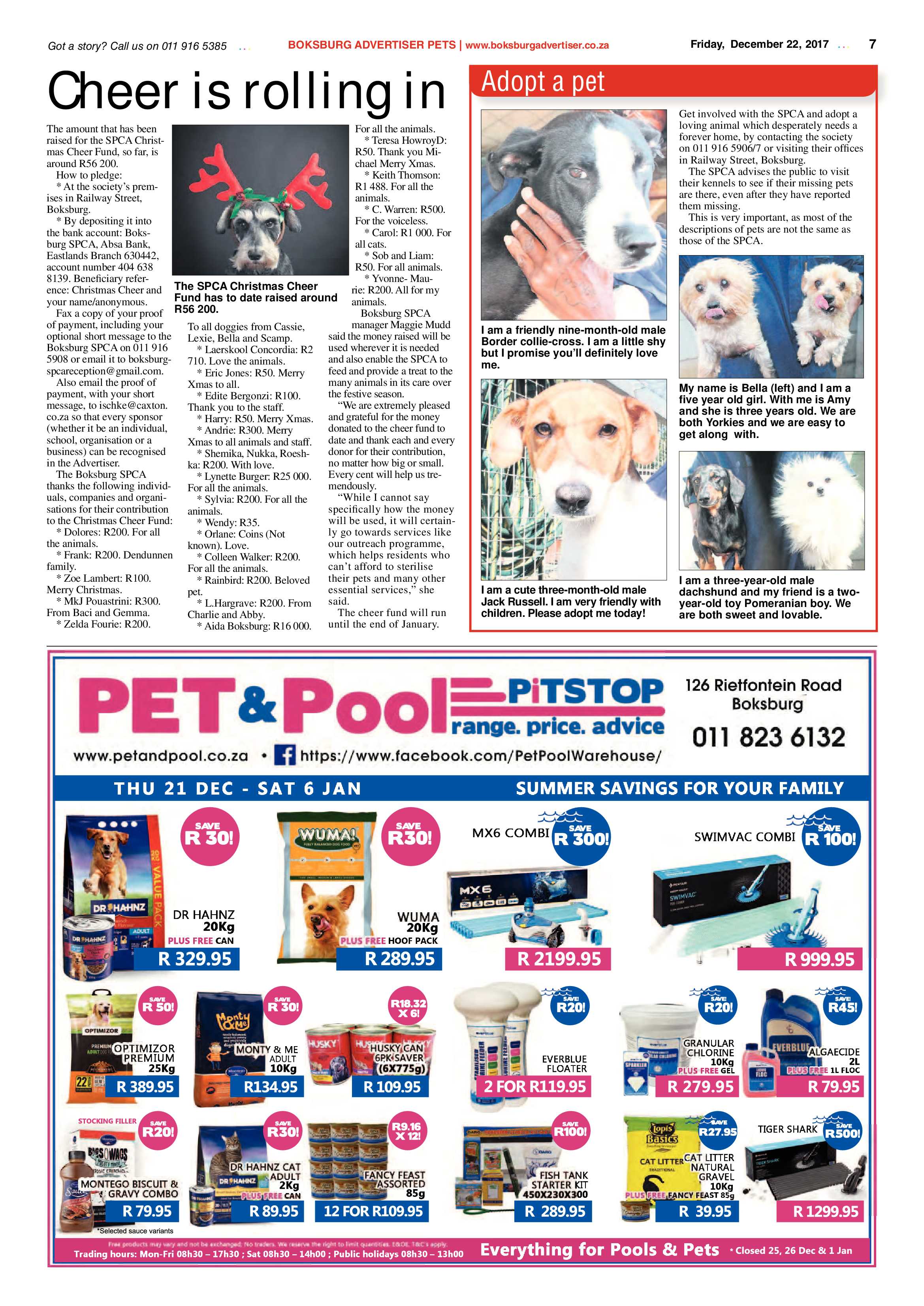 Boksburg Advertiser 19 December 2017 page 9