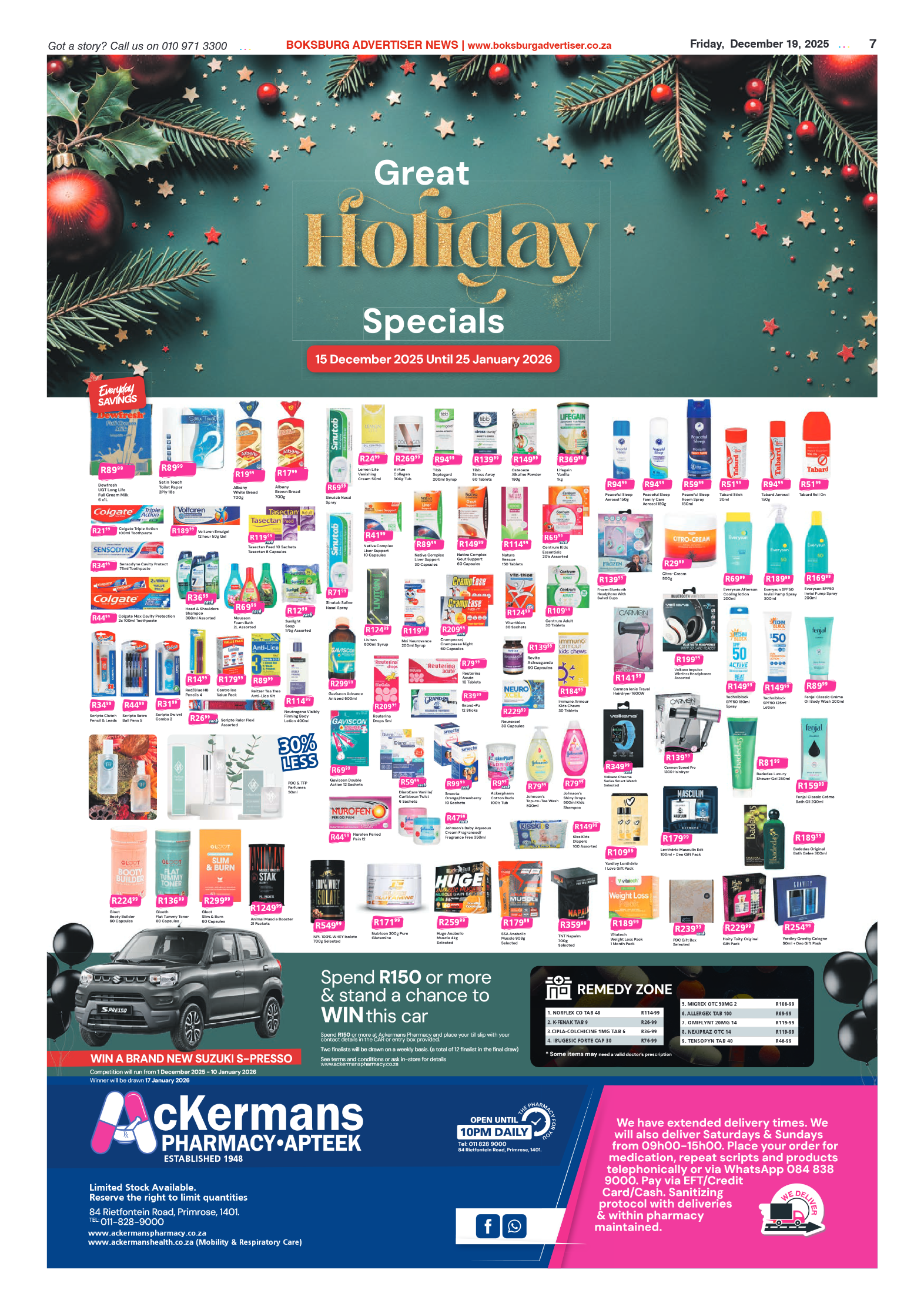 Boksburg Advertiser 19 December 2025 page 7